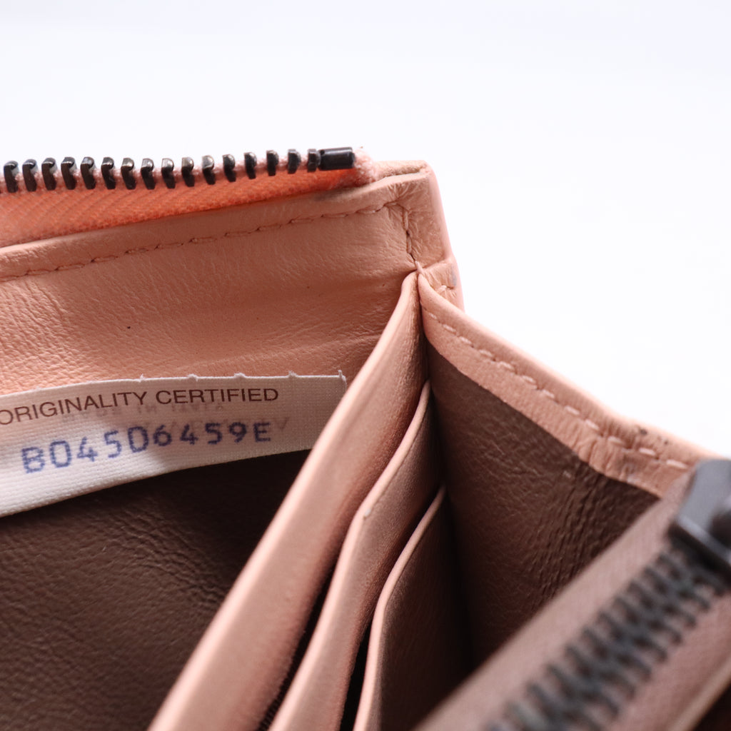 Bottega Veneta Intrecciato L-Shaped Zipper Wallet W21209