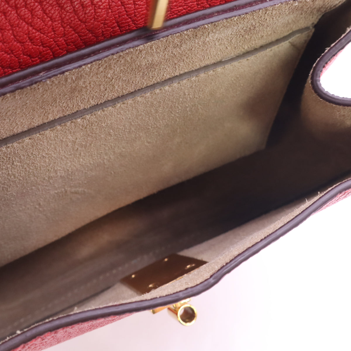 Grained Lambskin Drew Shoulder Bag Twins B24609