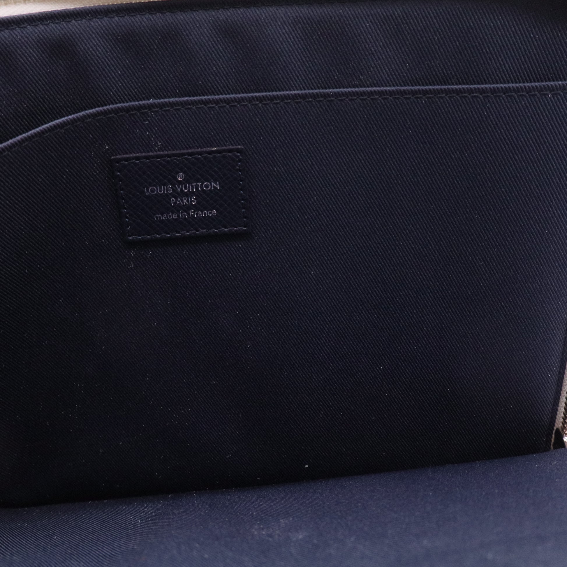 White Monogram Canvas Pochette