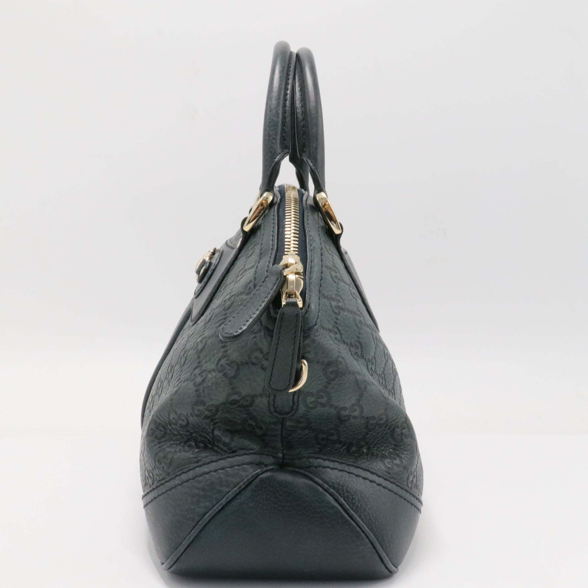 Horsebit Dome Satchel Guccissima Leather Medium Twins
