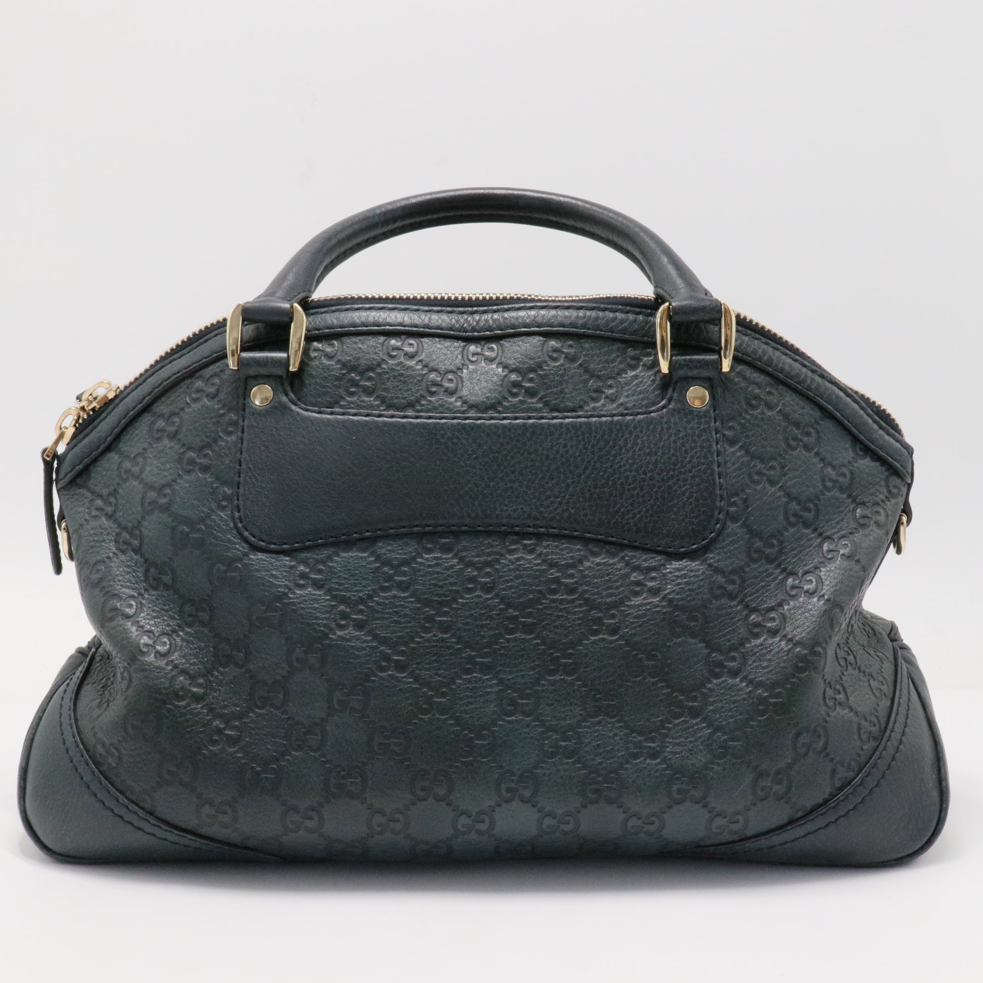Horsebit Dome Satchel Guccissima Leather Medium Twins