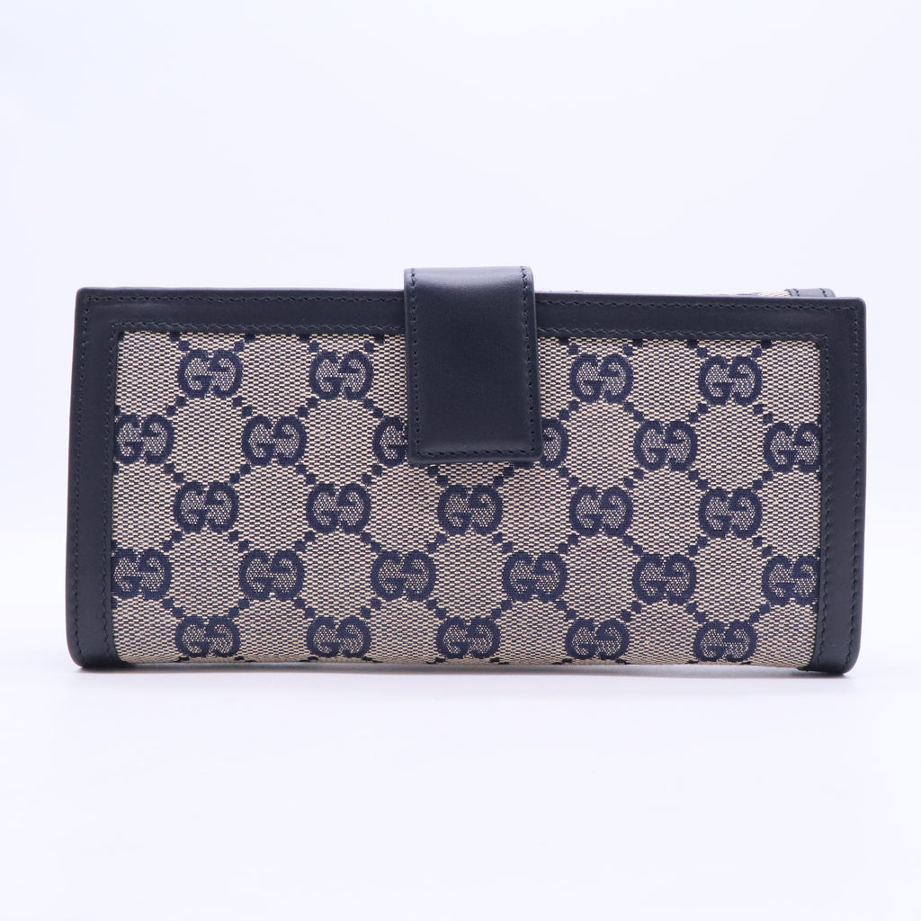 GG Canvas Vintage Web Continental Wallet W20143
