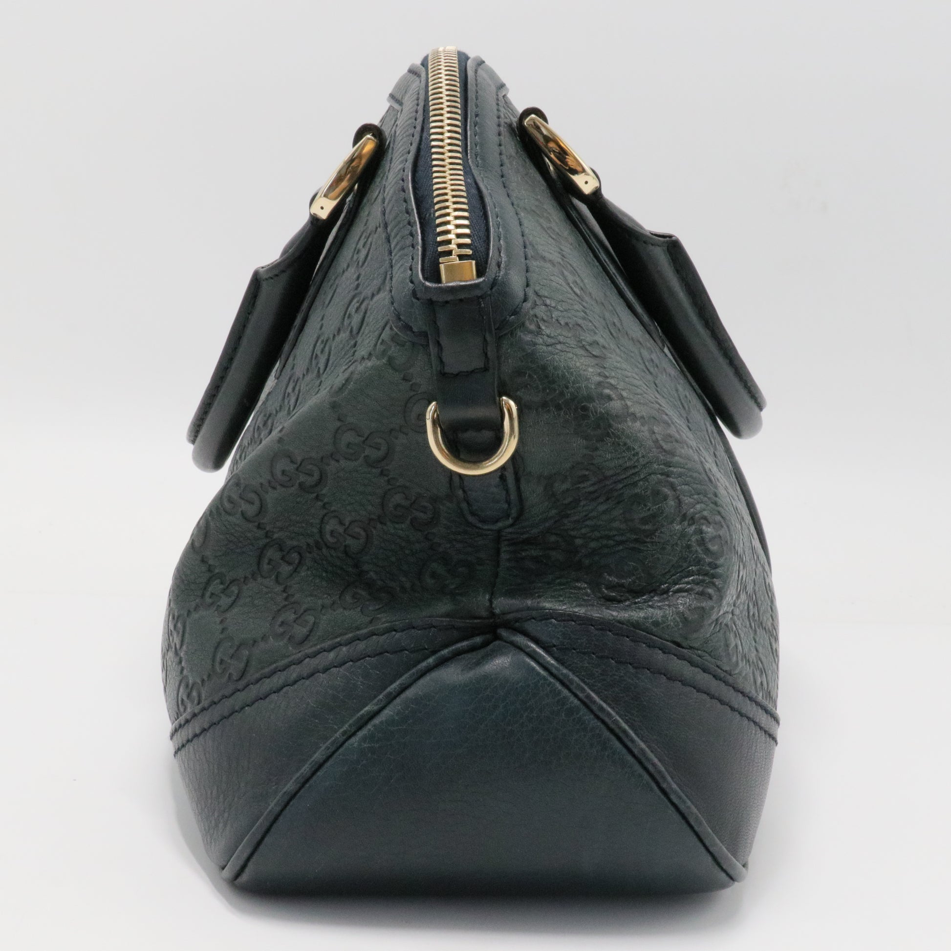 Horsebit Dome Satchel Guccissima Leather Medium Twins
