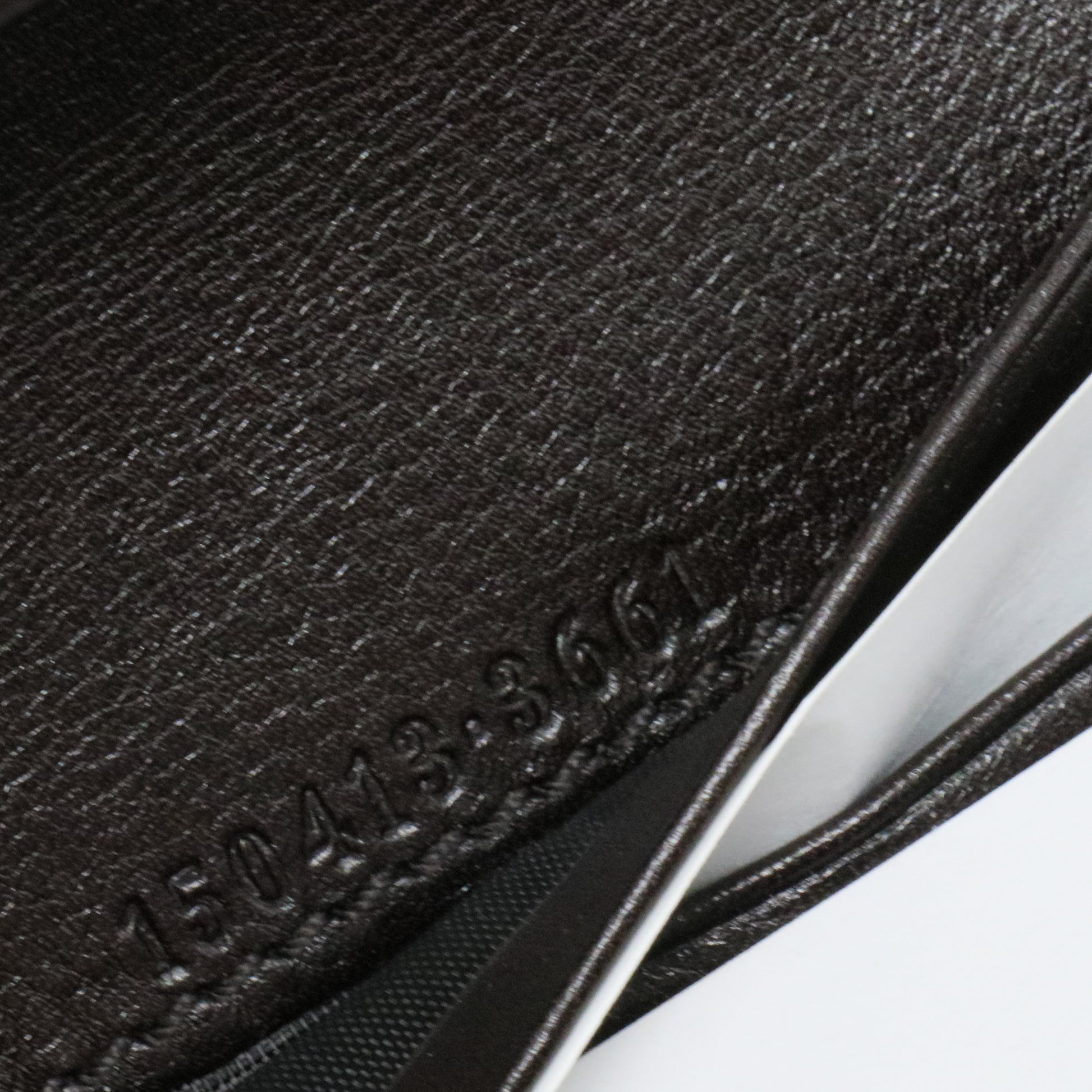Dark Brown GG Canvas and Leather Bi Fold Wallet