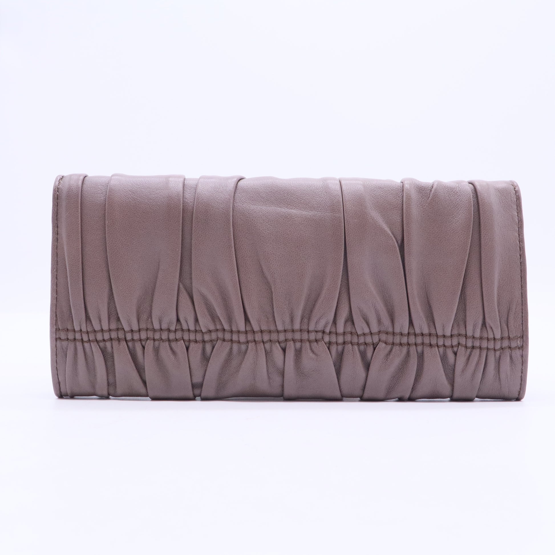 Juta Nappa Leather Gauffre Continental Wallet  W11313