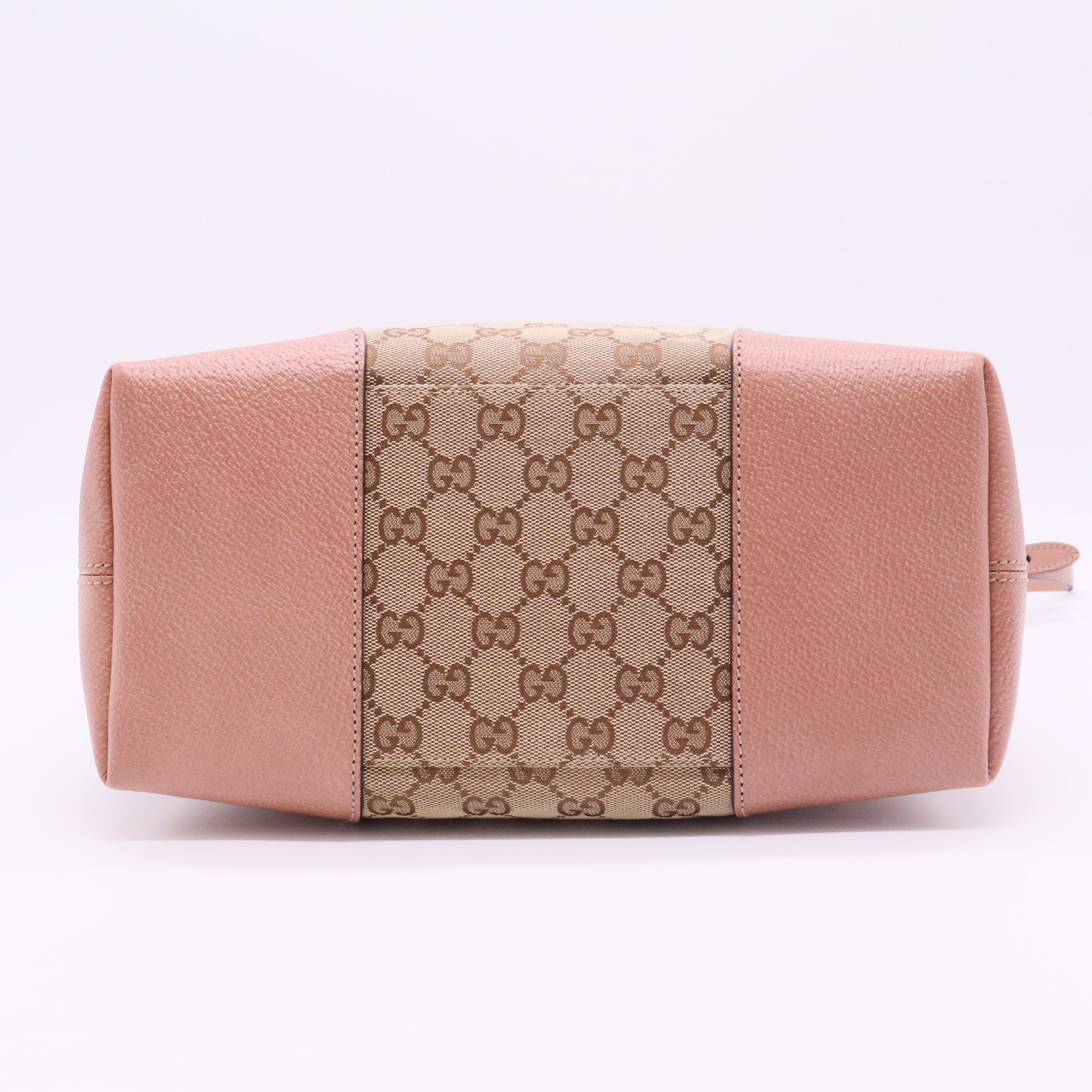 Bree Convertible Top Handle Bag GG Canvas with Leather Medium