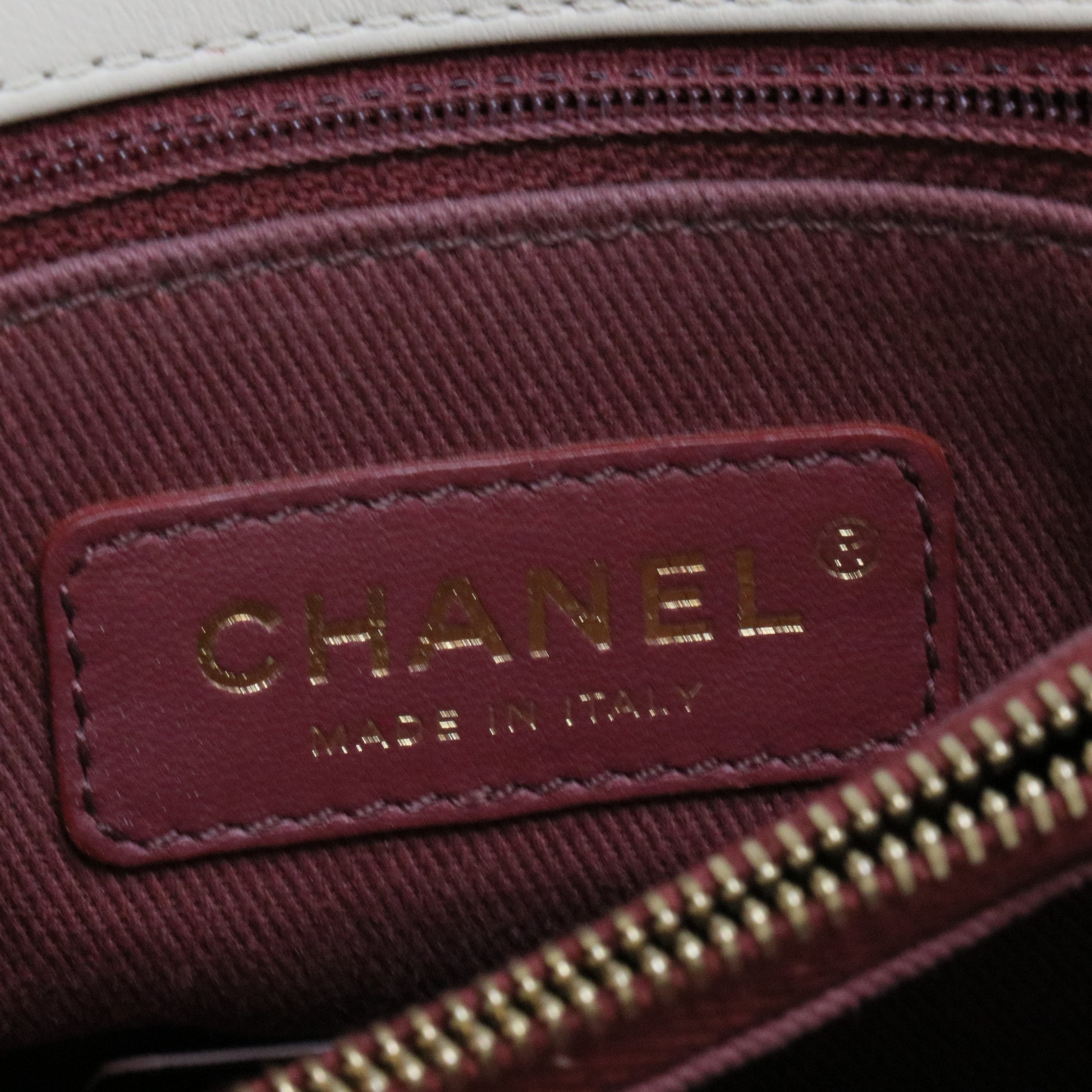 Coco Chevron Flap Bag Stitched Calfskin Small