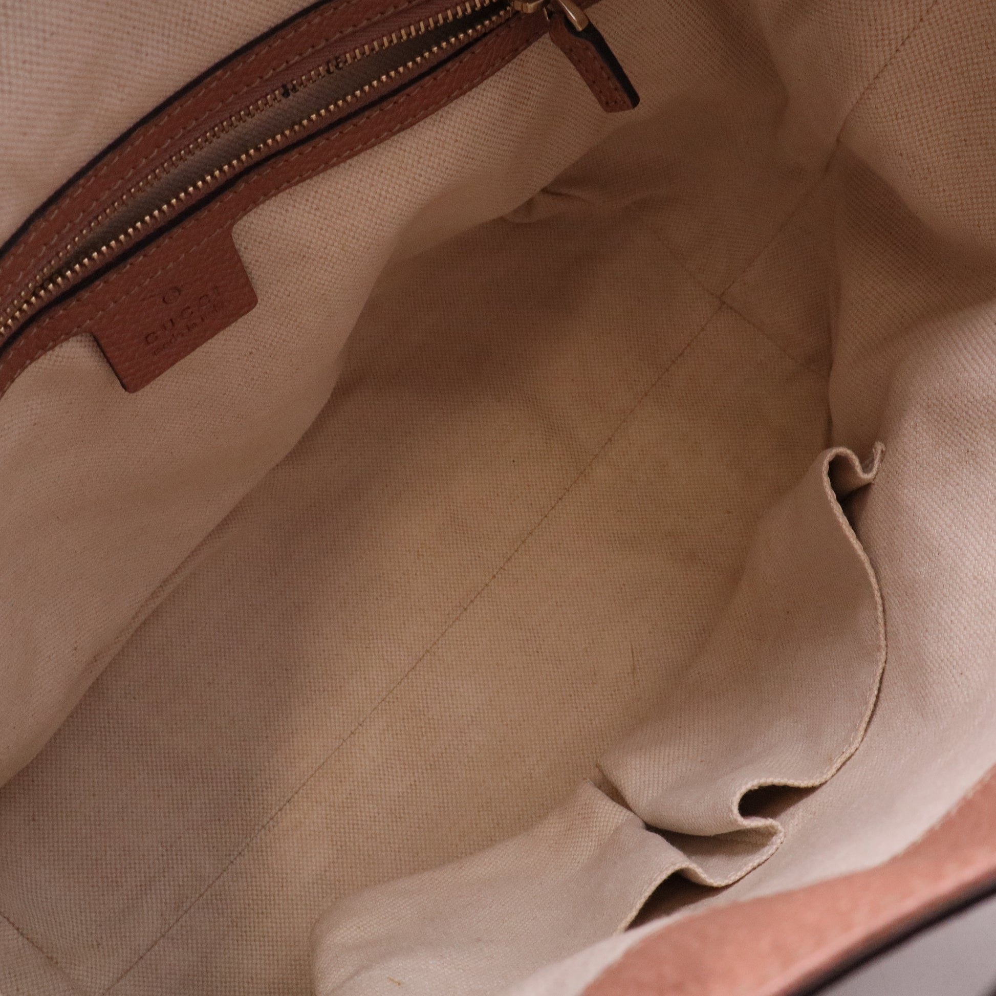 Bree Convertible Top Handle Bag GG Canvas with Leather Medium