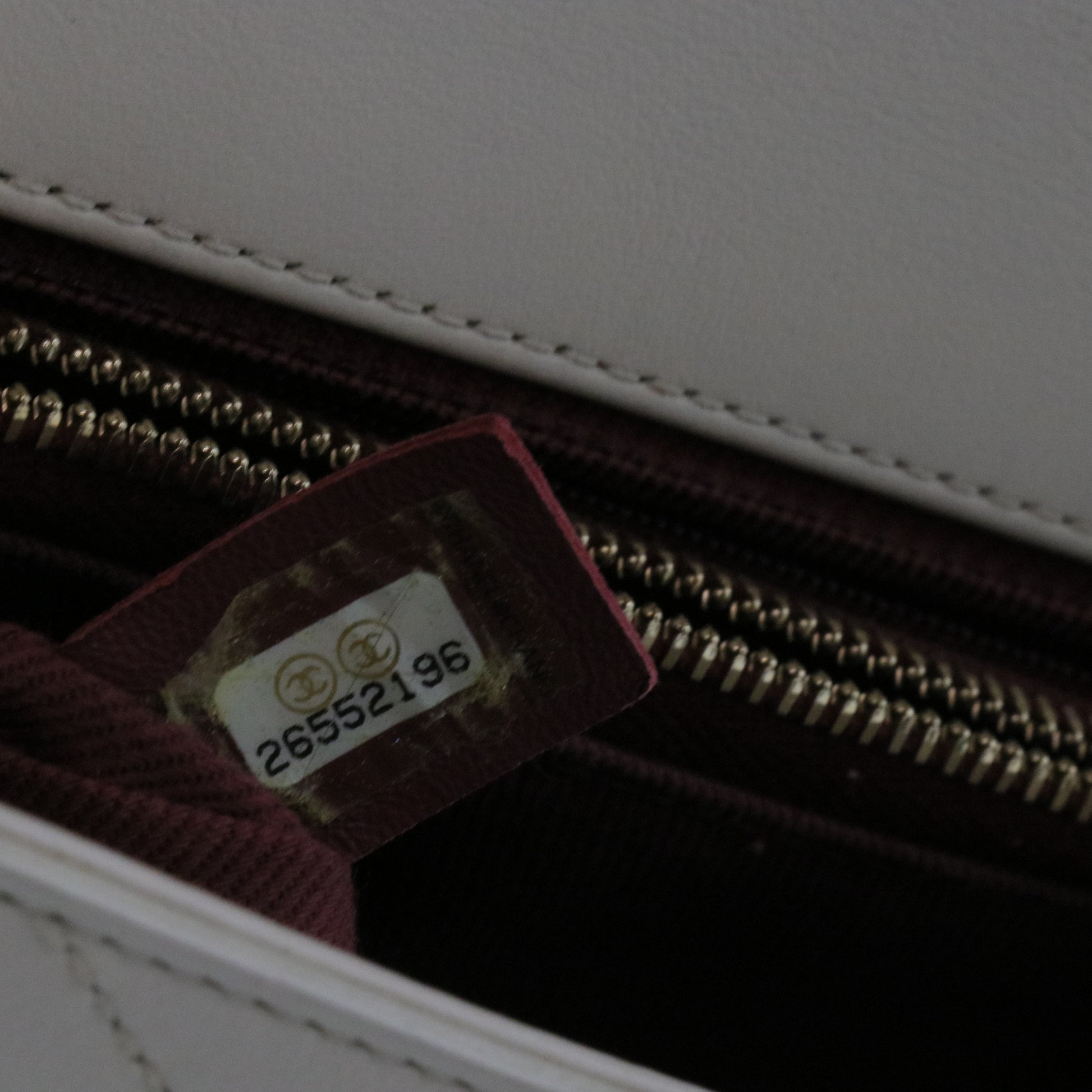 Coco Chevron Flap Bag Stitched Calfskin Small