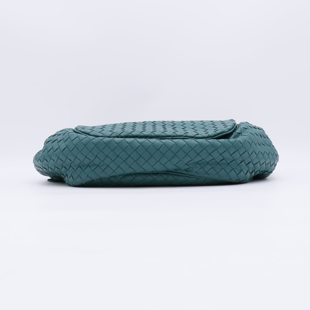 Bottega Veneta Intrecciato Drawstring Flap Messenger Bag B23033