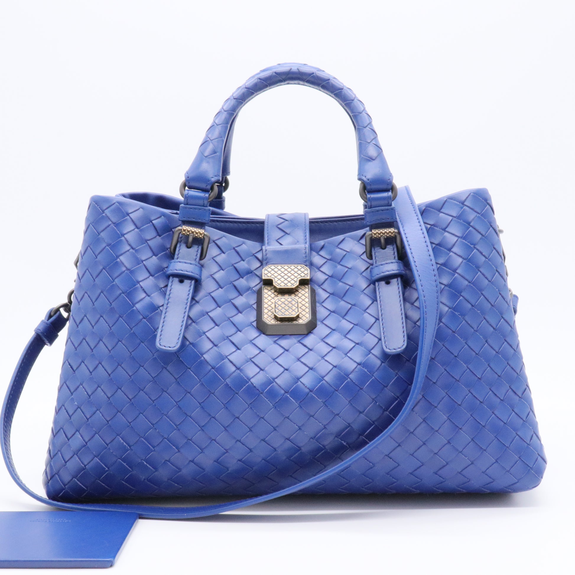 Calfskin Leggero Intrecciato Small Roma