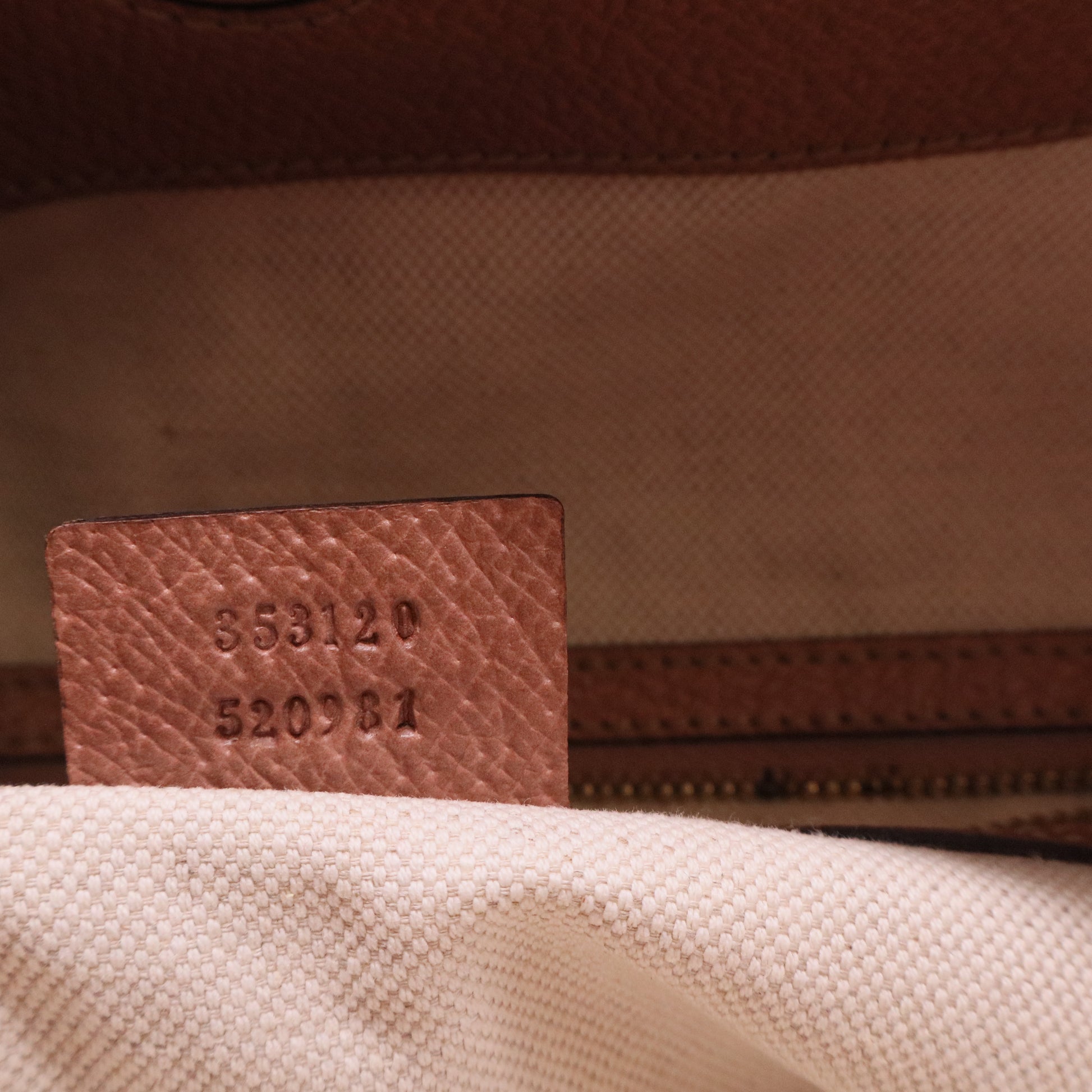 Bree Convertible Top Handle Bag GG Canvas with Leather Medium