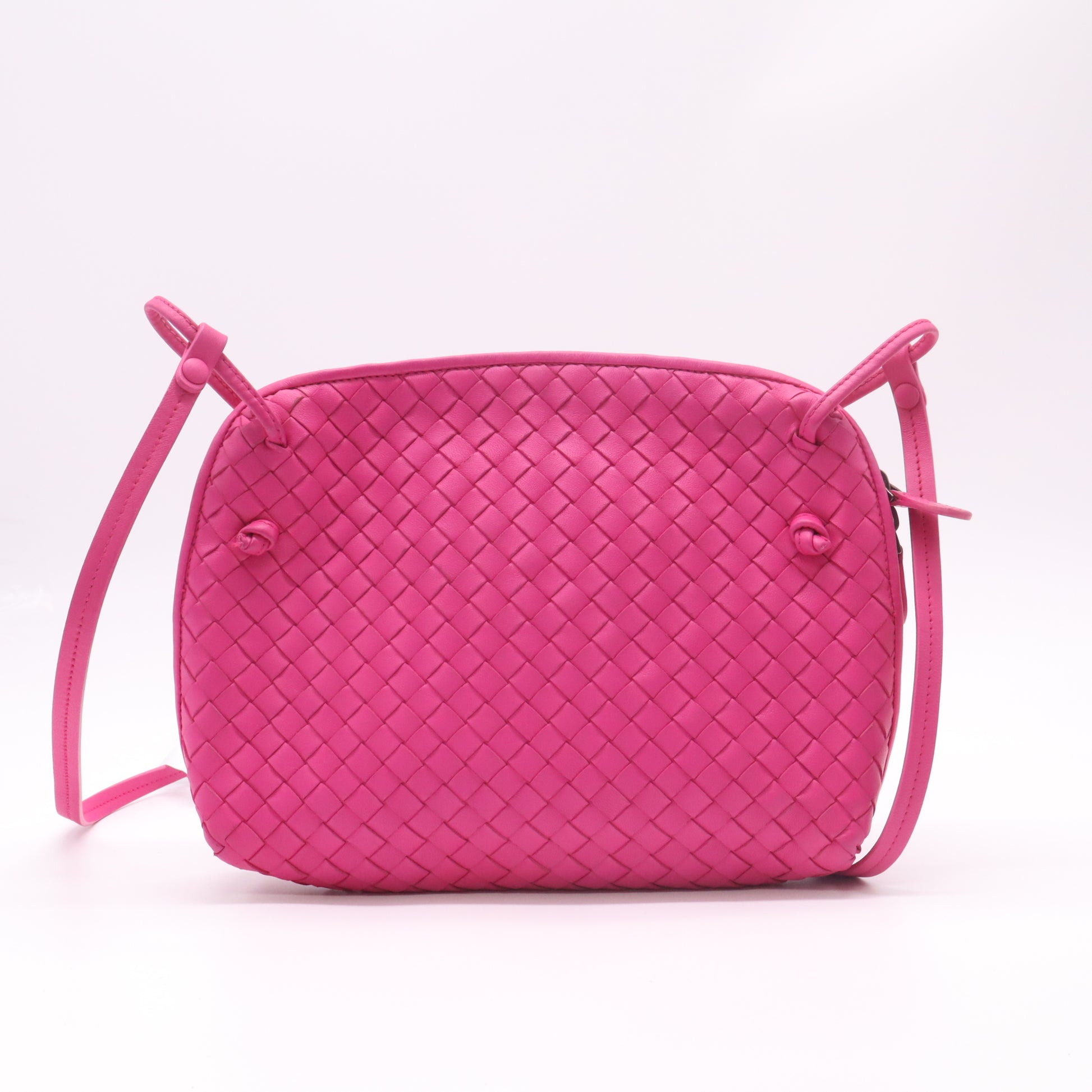 Bottega Veneta Intrecciato Nappa Nodini Crossbody Bag B23061