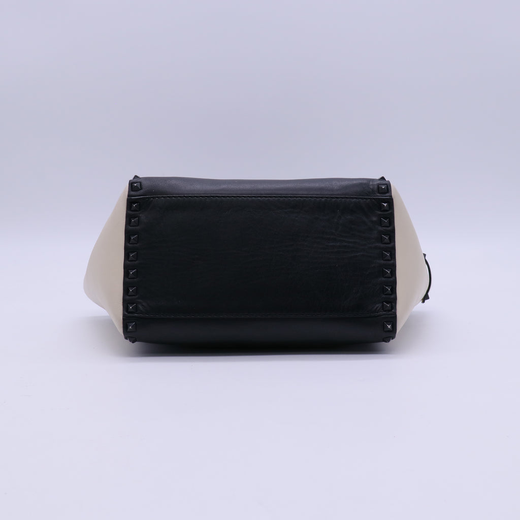 Valentino Rockstud Tote Rigid Leather Mini Twins B21048