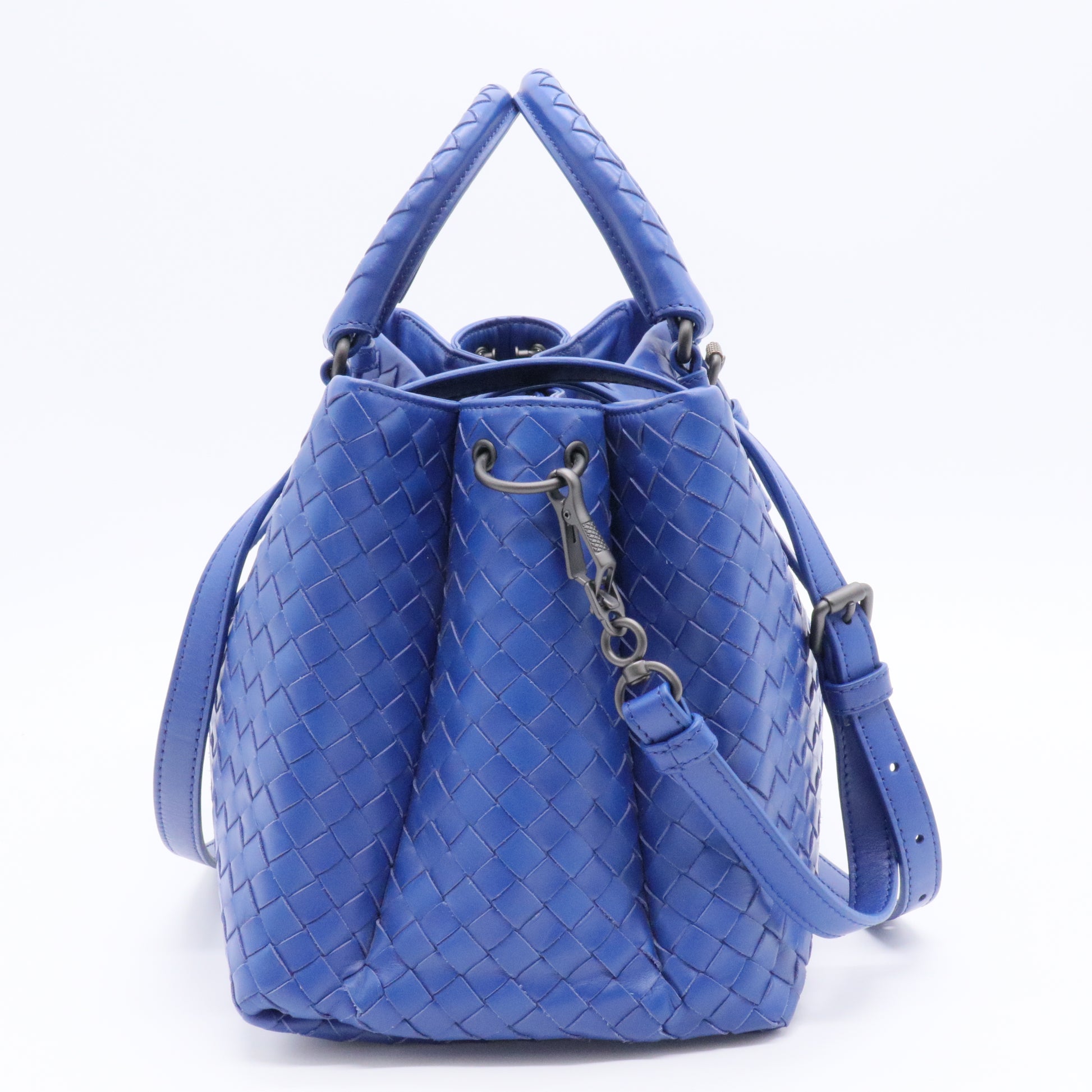 Calfskin Leggero Intrecciato Small Roma