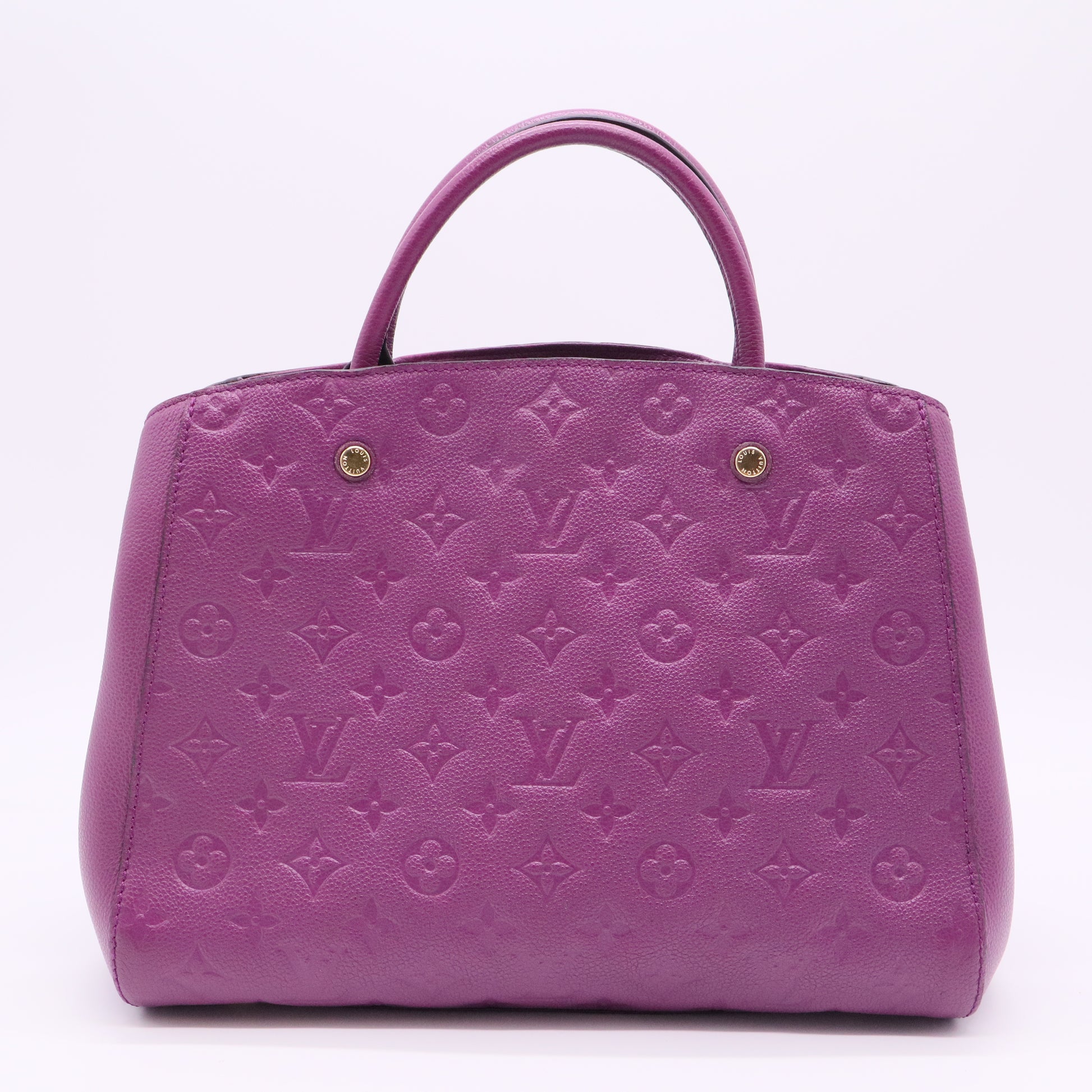 Montaigne Handbag Monogram Empreinte Leather MM