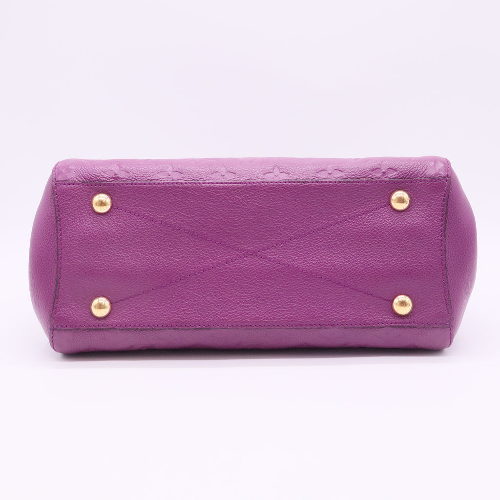 Montaigne Handbag Monogram Empreinte Leather MM