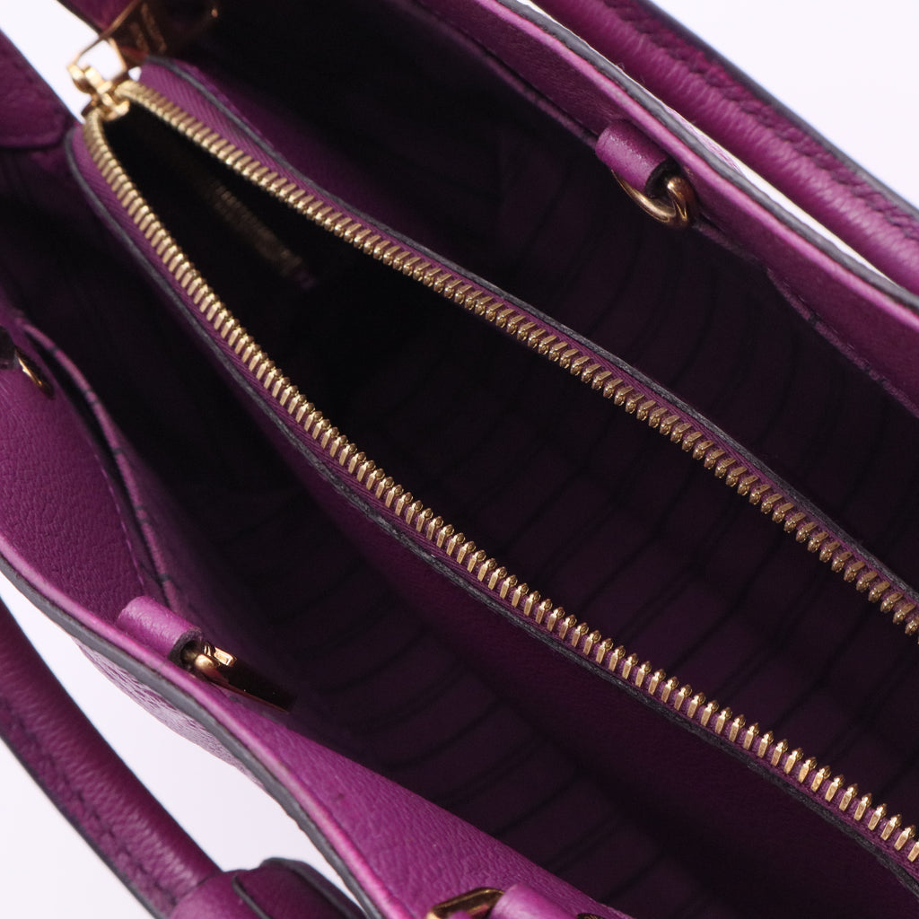 Montaigne Handbag Monogram Empreinte Leather MM