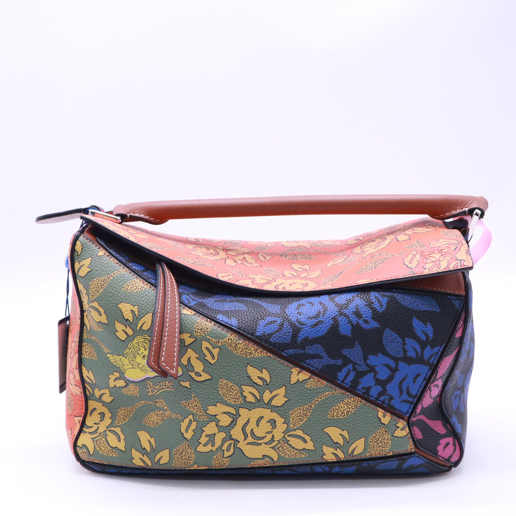Loewe Paula's Ibiza Medium Patchwork Puzzle Bag Twins LDJ5289