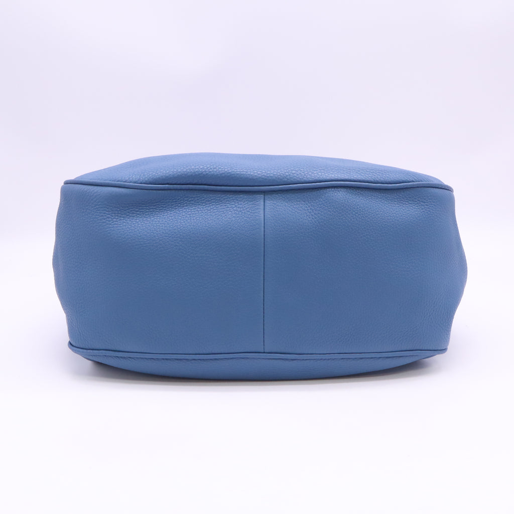Prada Zip Top Hobo Vitello Daino Medium B24389