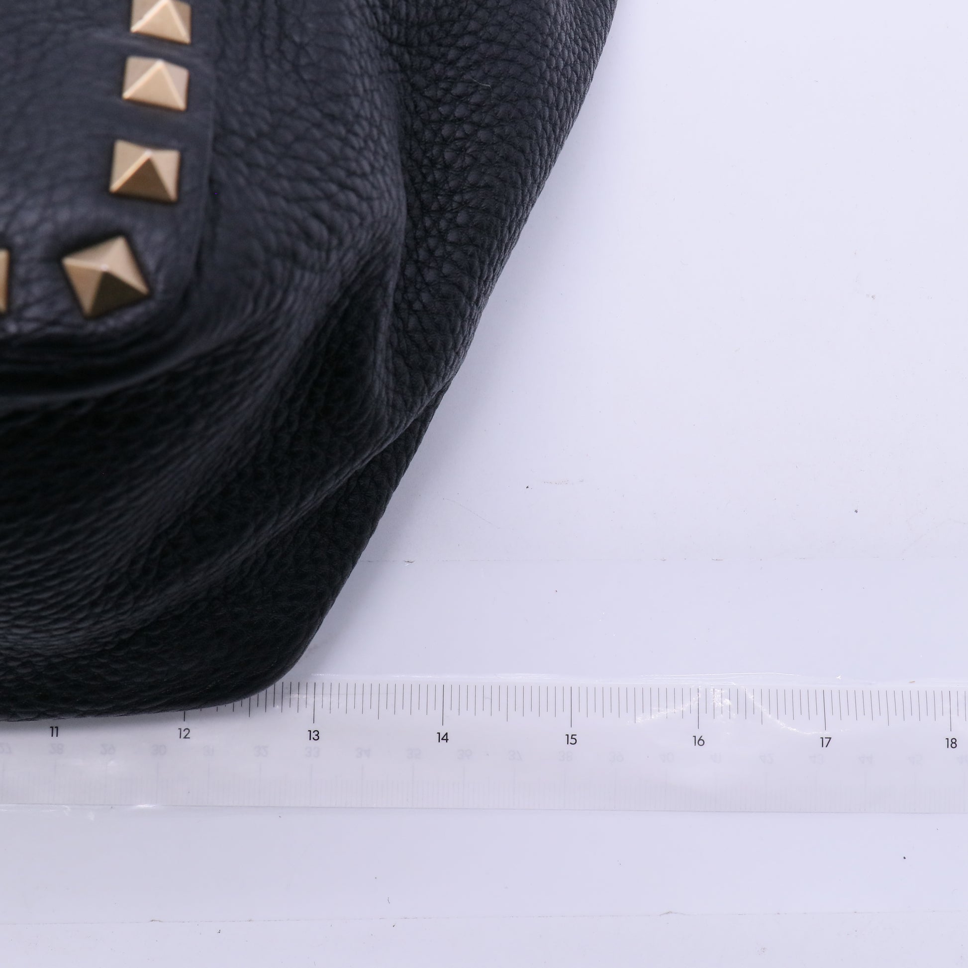 Valentino Large Vintage Leather Rockstud Tote  B21755