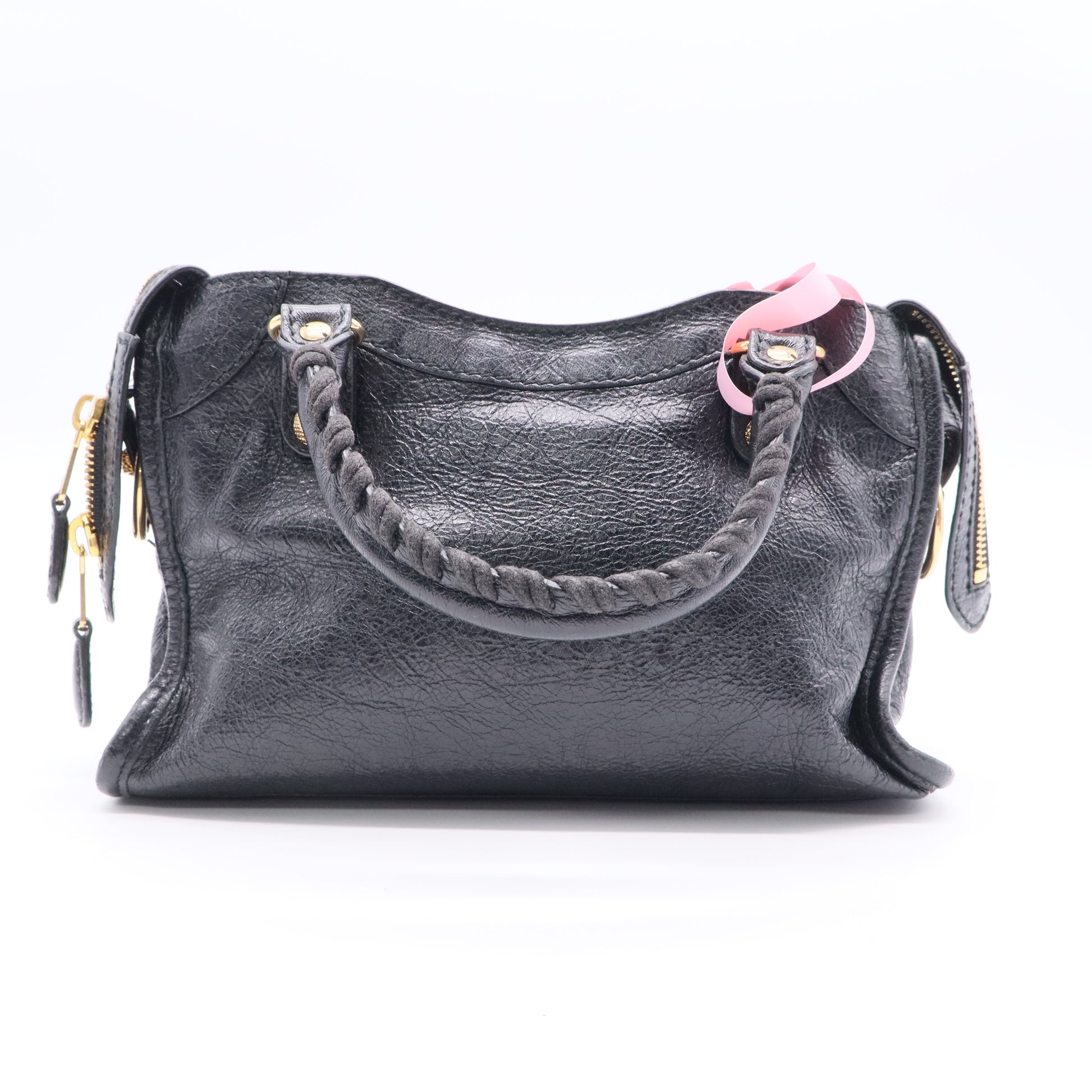 Balenciaga City Classic Studs Bag Leather Mini