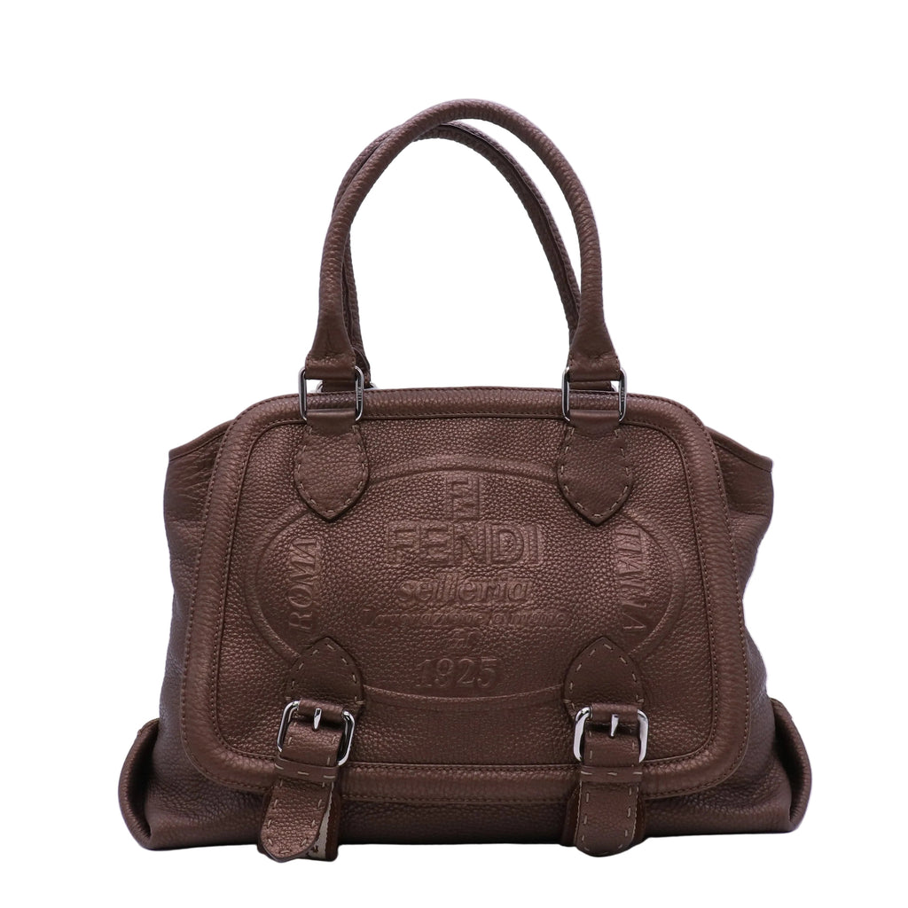 Fendi Selleria Romano Equestrian Satchel  B20682