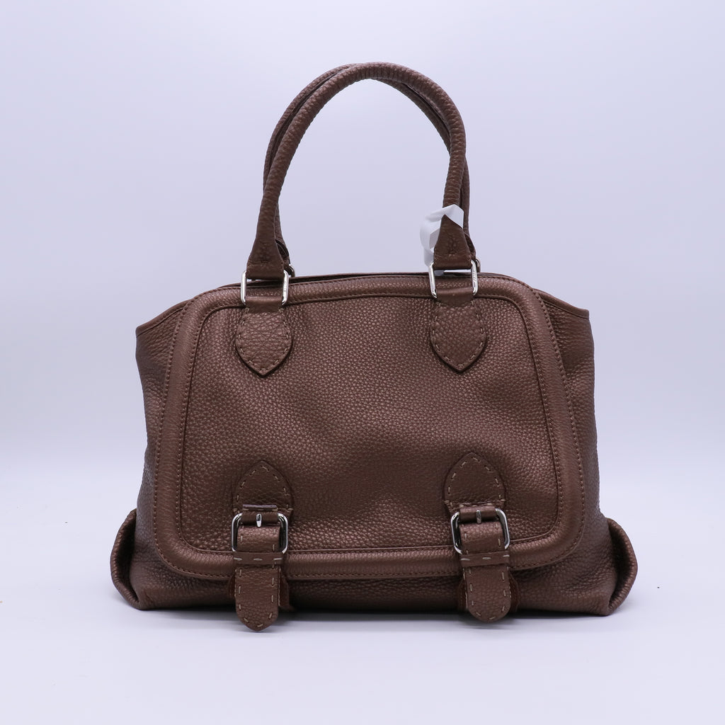 Fendi Selleria Romano Equestrian Satchel  B20682