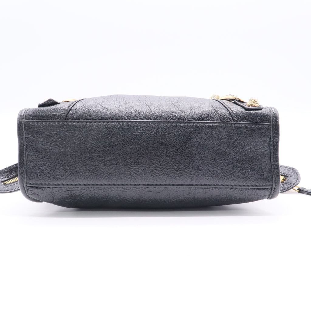 Balenciaga City Classic Studs Bag Leather Mini