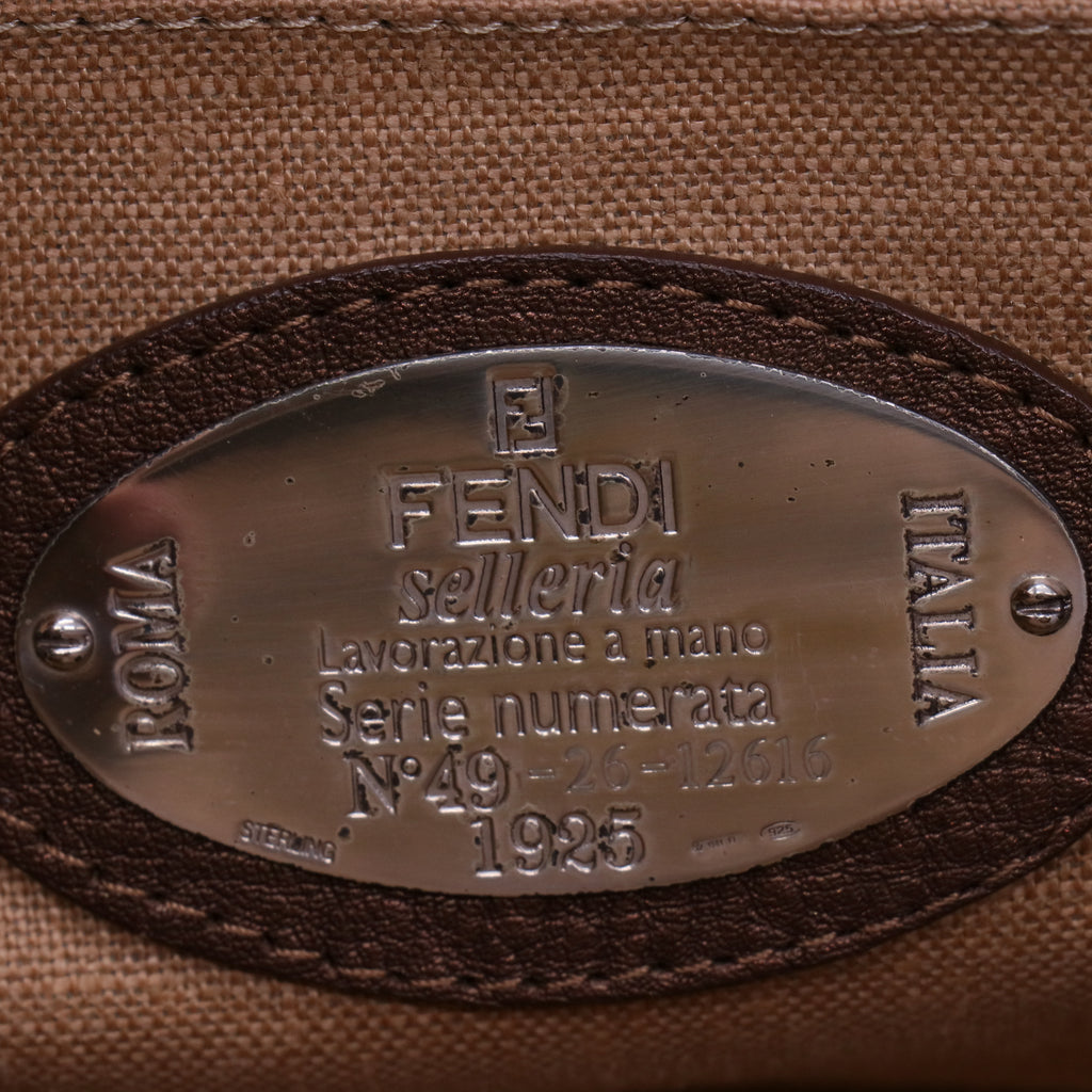 Fendi Selleria Romano Equestrian Satchel  B20682
