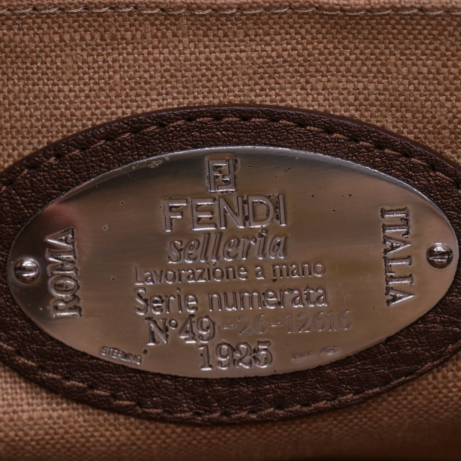 Fendi Selleria Romano Equestrian Satchel  B20682