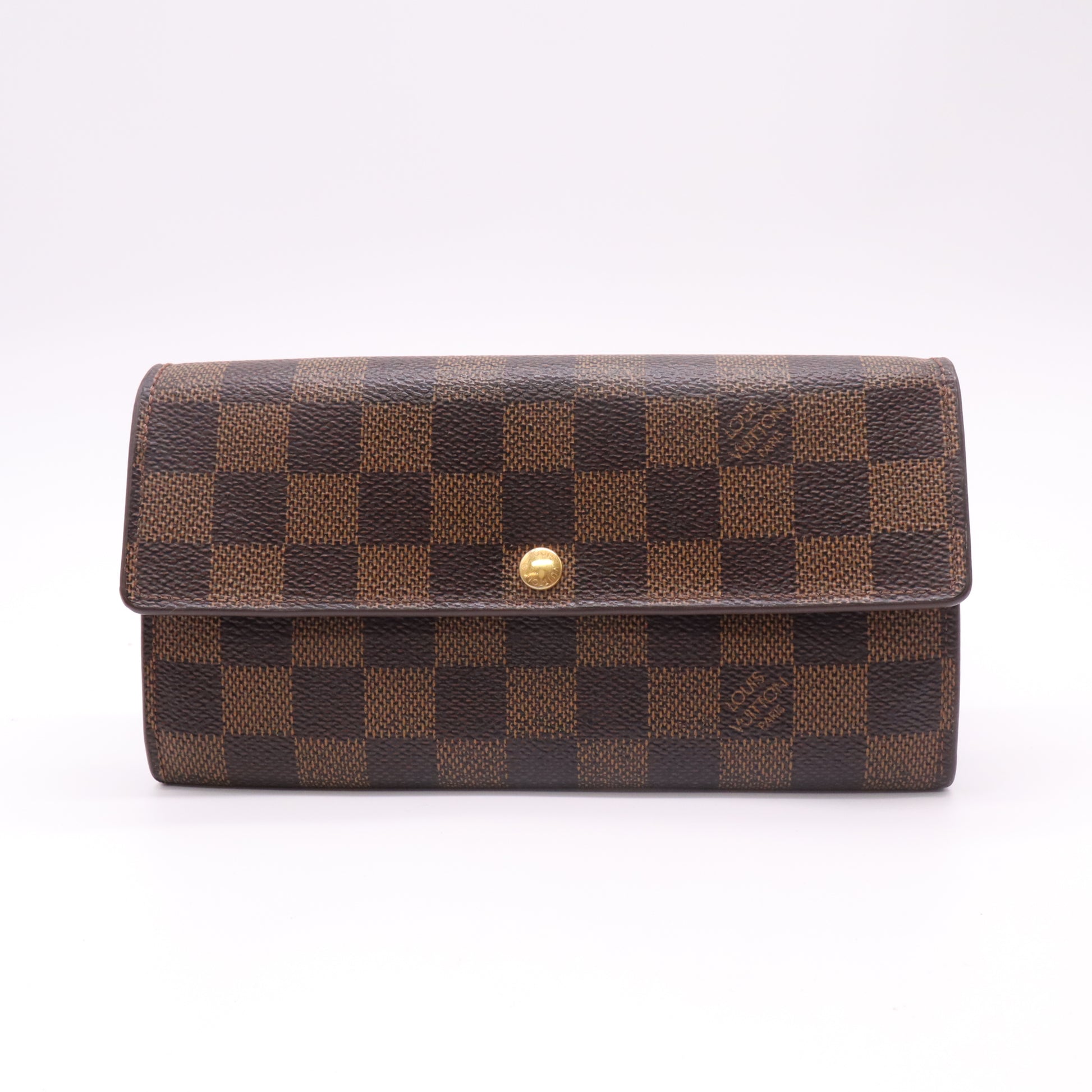 Louis Vuitton Damier Ebene Sarah Wallet W22418