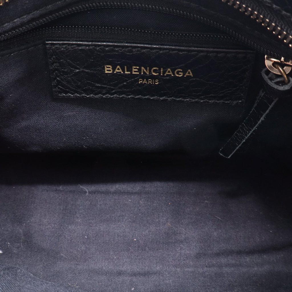 Balenciaga Classic motorcycle perforated city bag Twins j2586