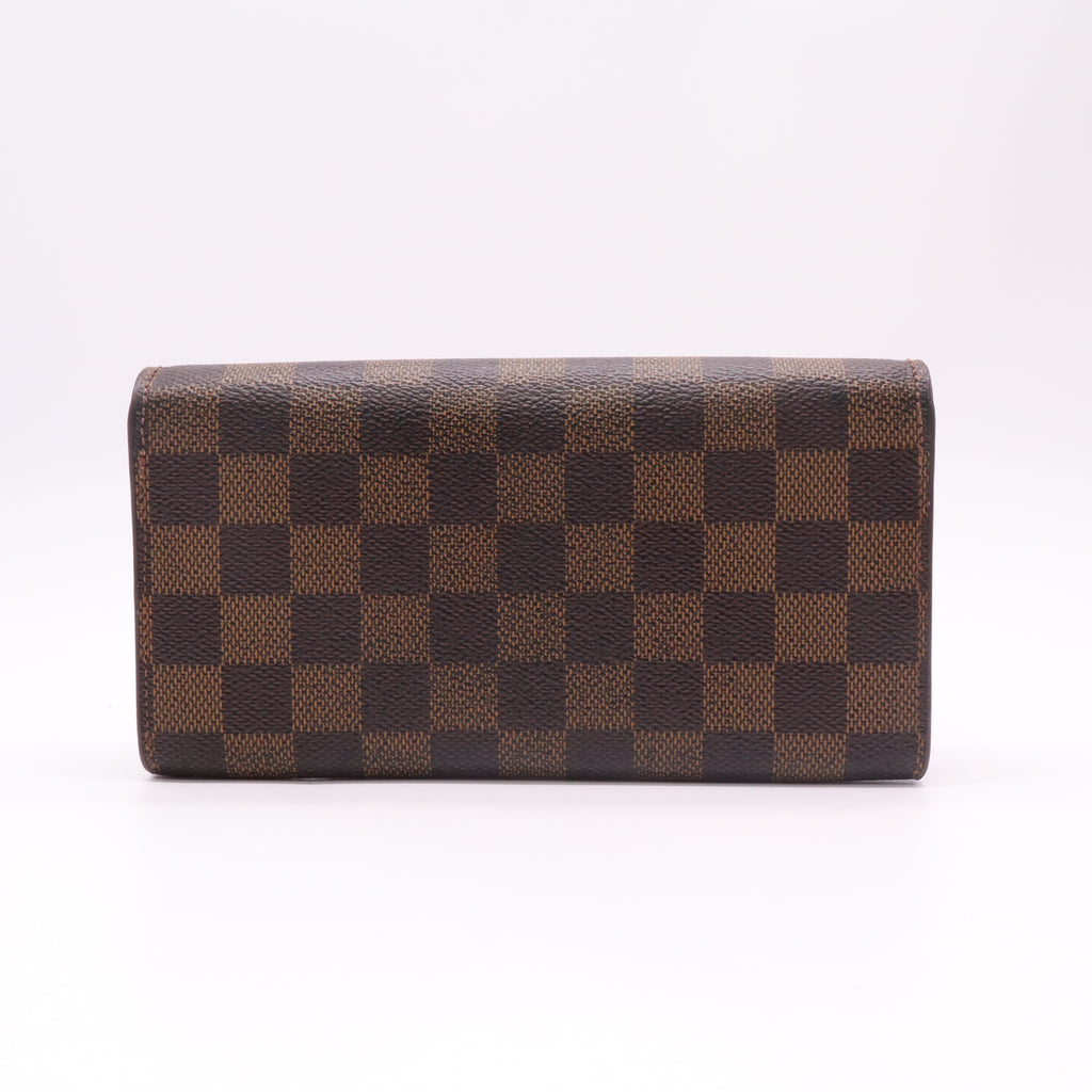 Louis Vuitton Damier Ebene Sarah Wallet W22418