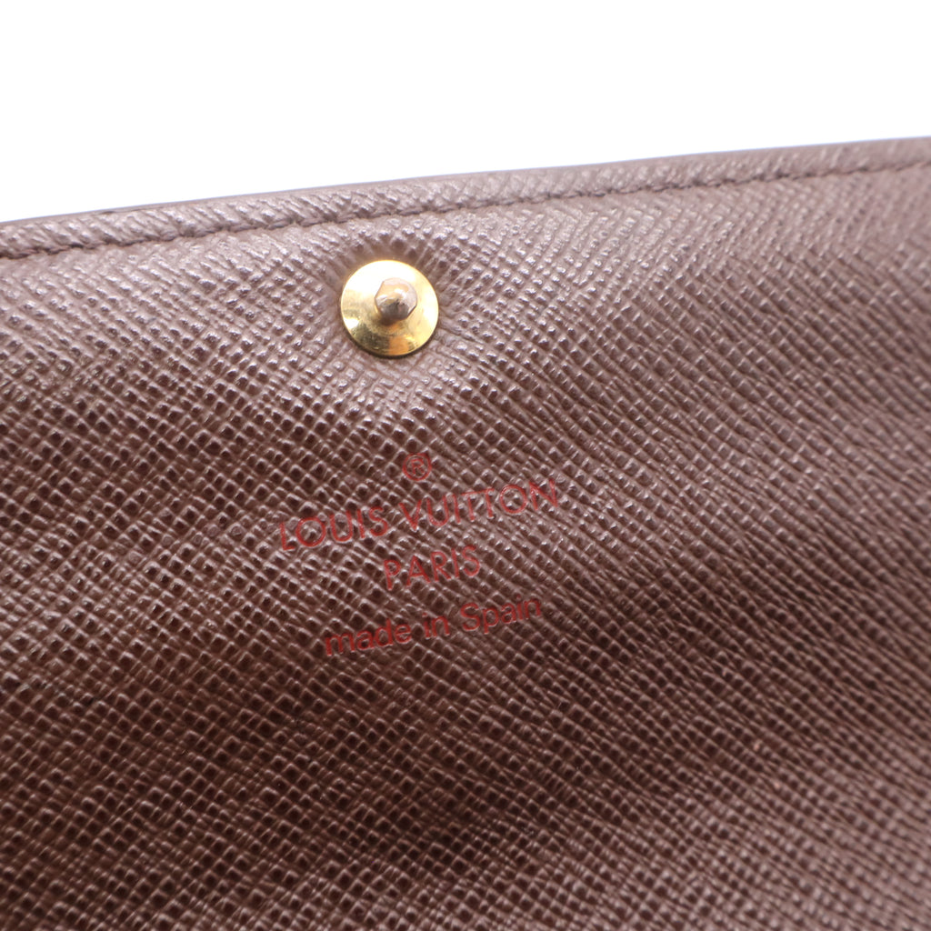Louis Vuitton Damier Ebene Sarah Wallet W22418