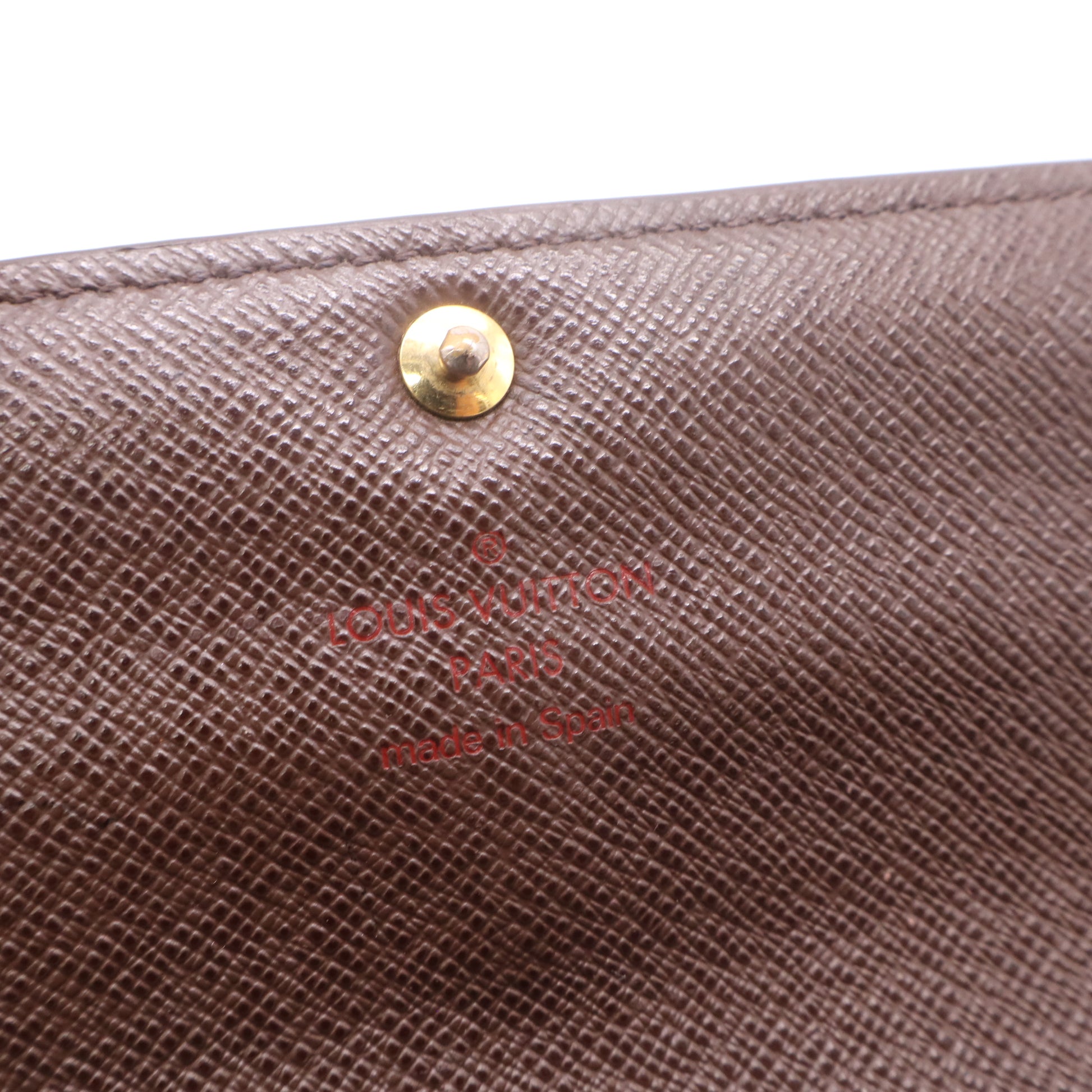 Louis Vuitton Damier Ebene Sarah Wallet W22418