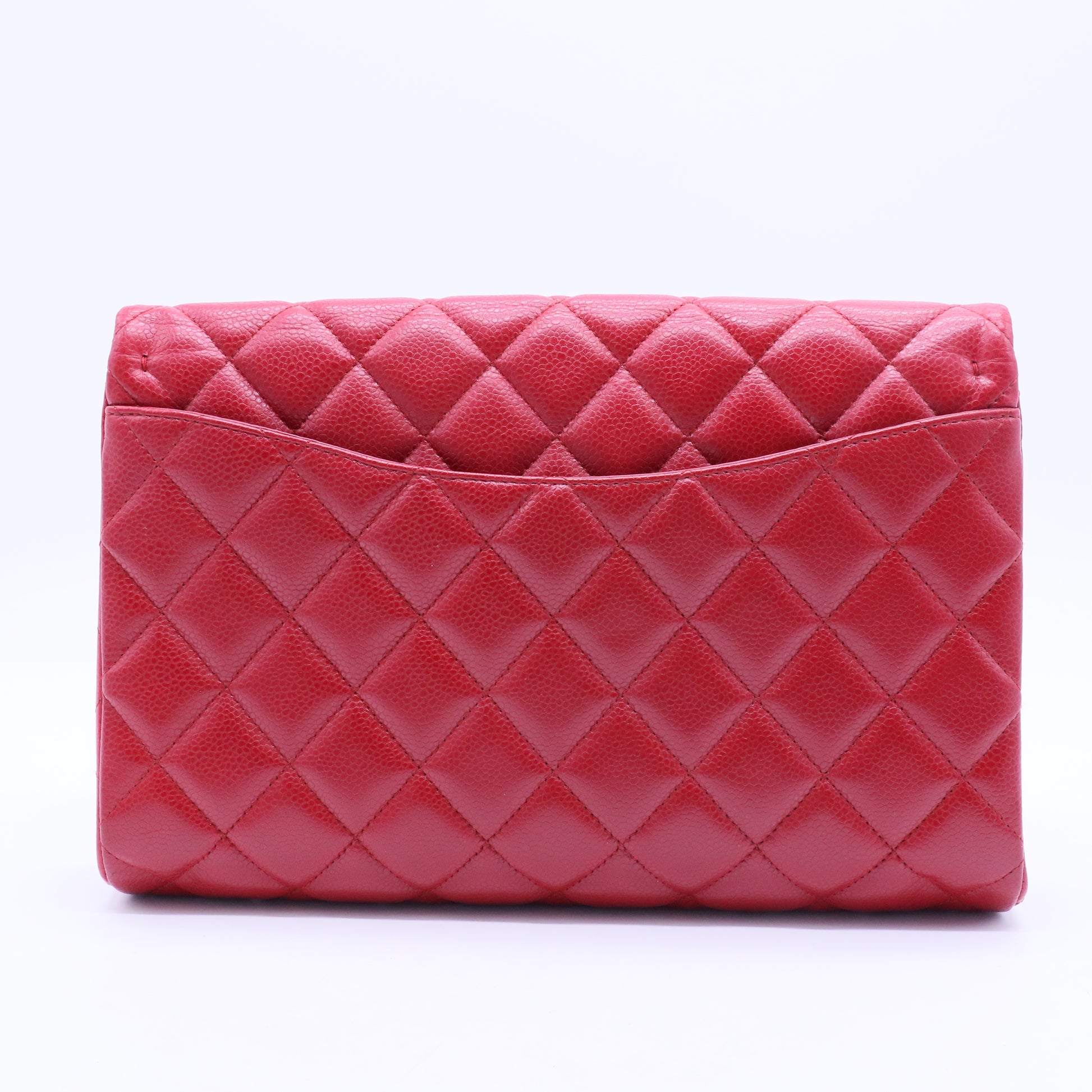 Clutch with Chain Quilted Lambskin B20079