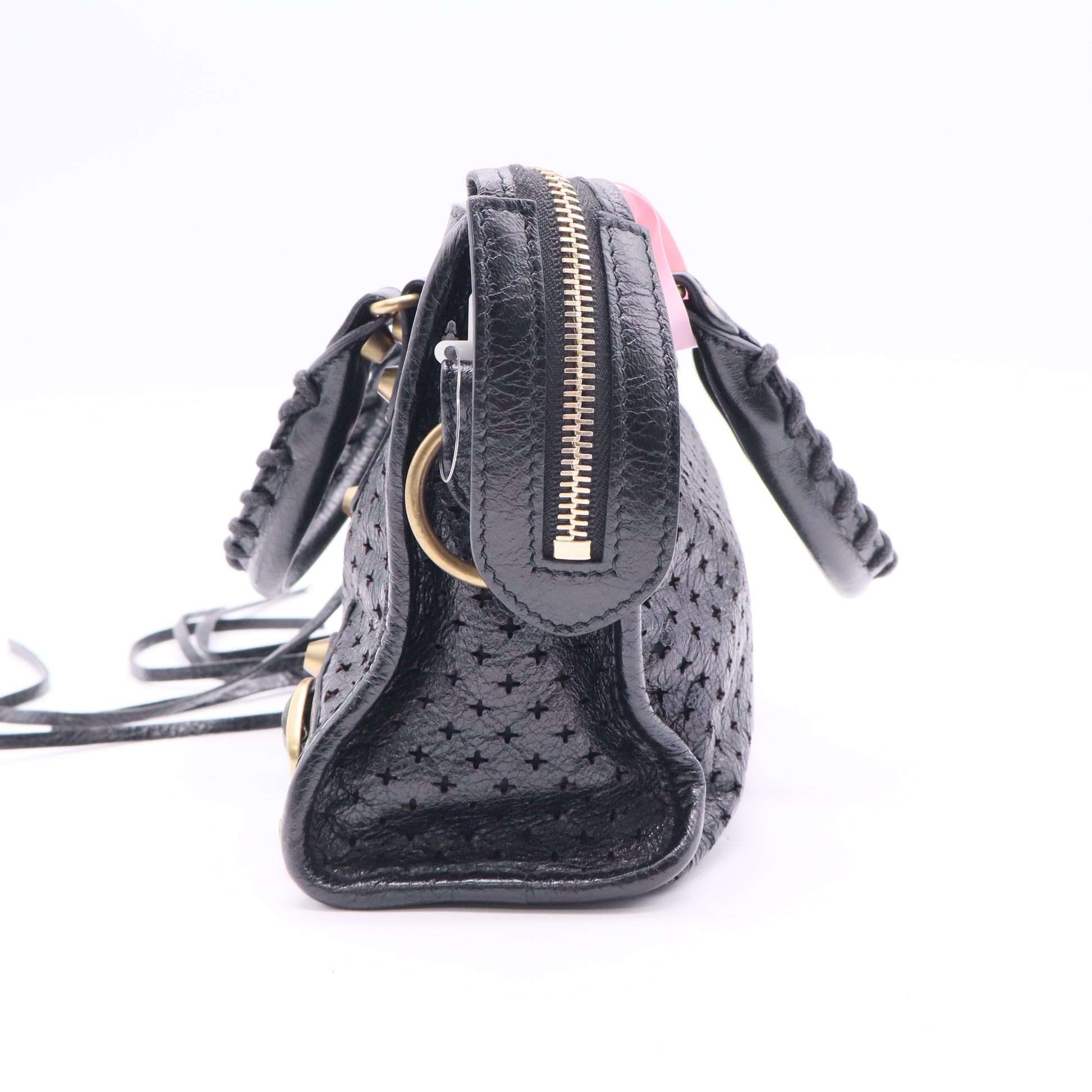 Balenciaga Classic motorcycle perforated city bag Twins j2586