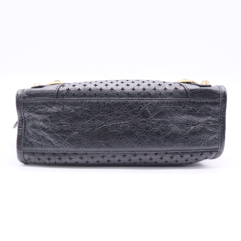 Balenciaga Classic motorcycle perforated city bag Twins j2586