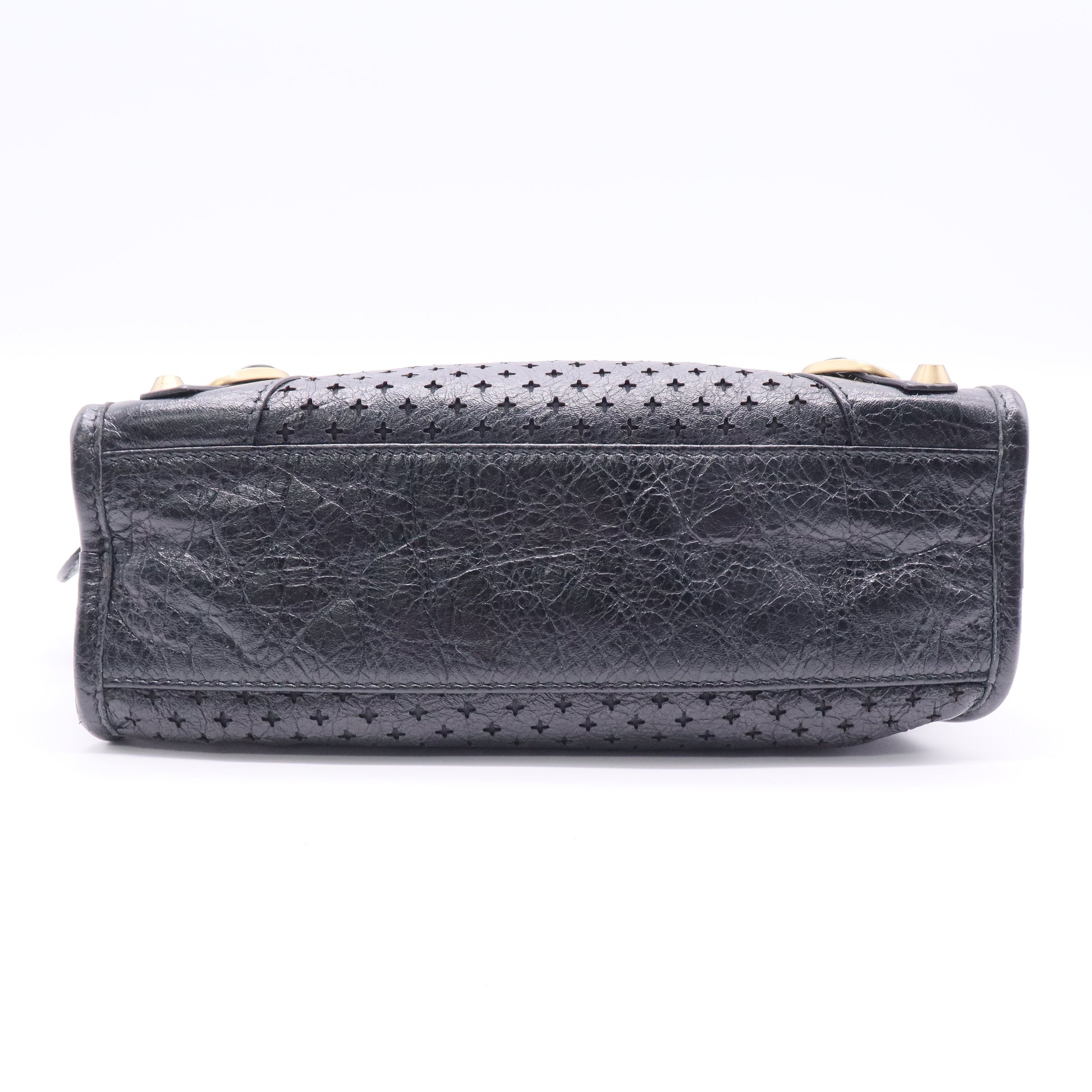 Balenciaga Classic motorcycle perforated city bag Twins j2586