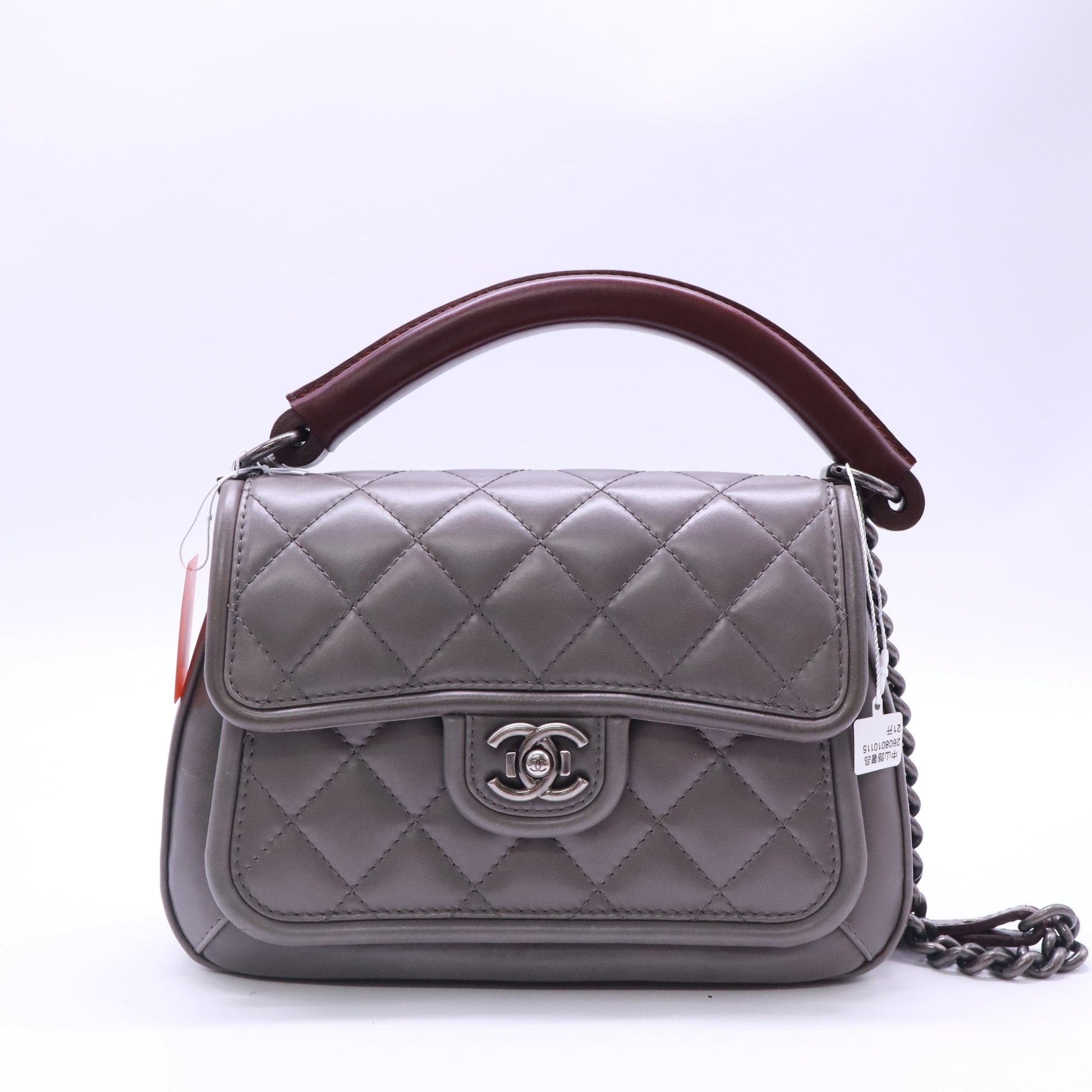 Chanel Prestige Flap Bag Quilted Calfskin Mediumtwins LDZ675