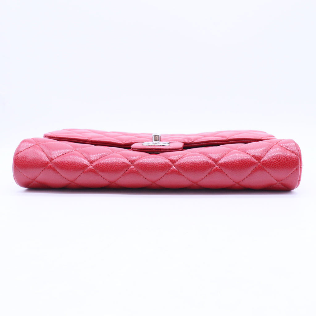 Clutch with Chain Quilted Lambskin B20079