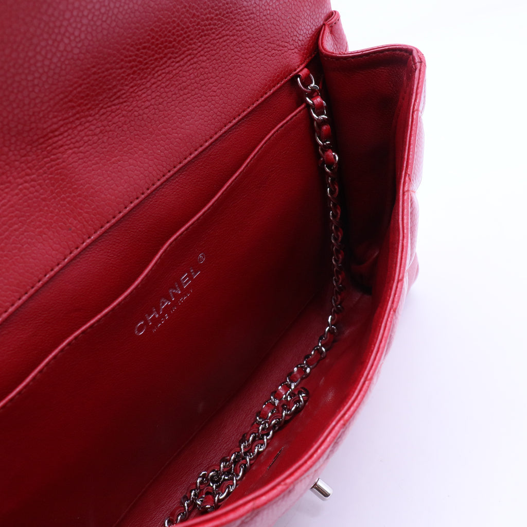 Clutch with Chain Quilted Lambskin B20079