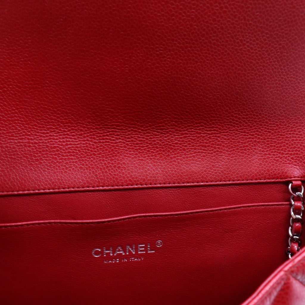 Clutch with Chain Quilted Lambskin B20079