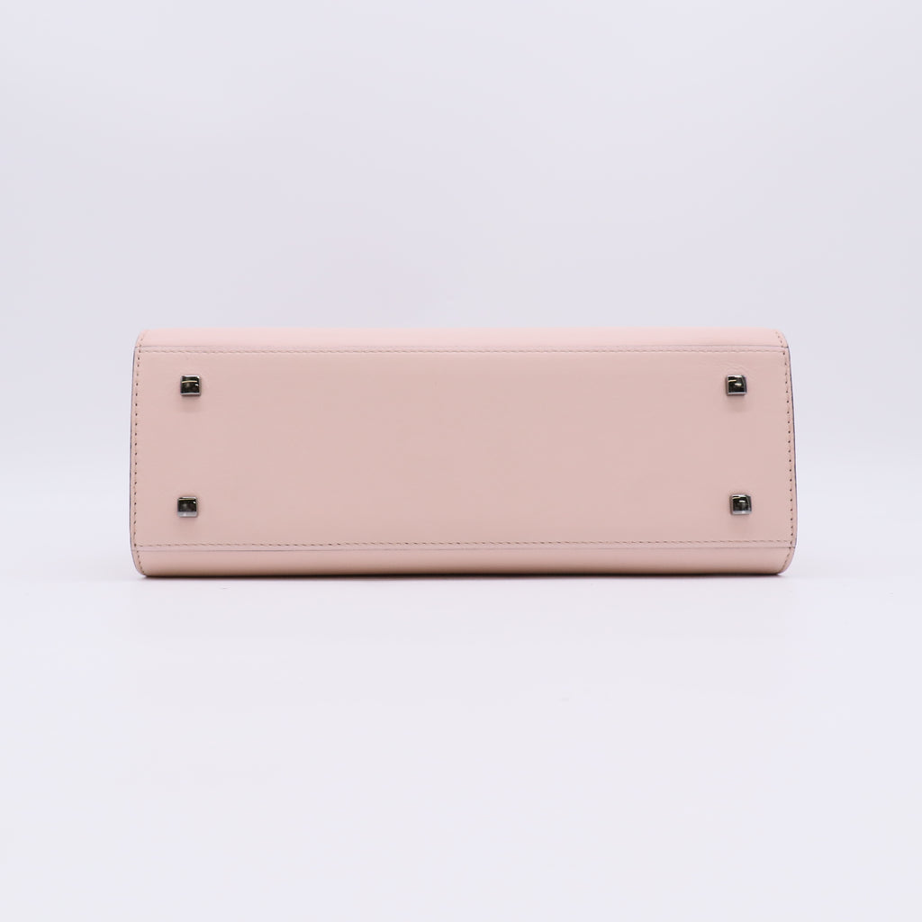 Delvaux Smooth Calfskin Mini Tempete Satchel Nude twins B22752