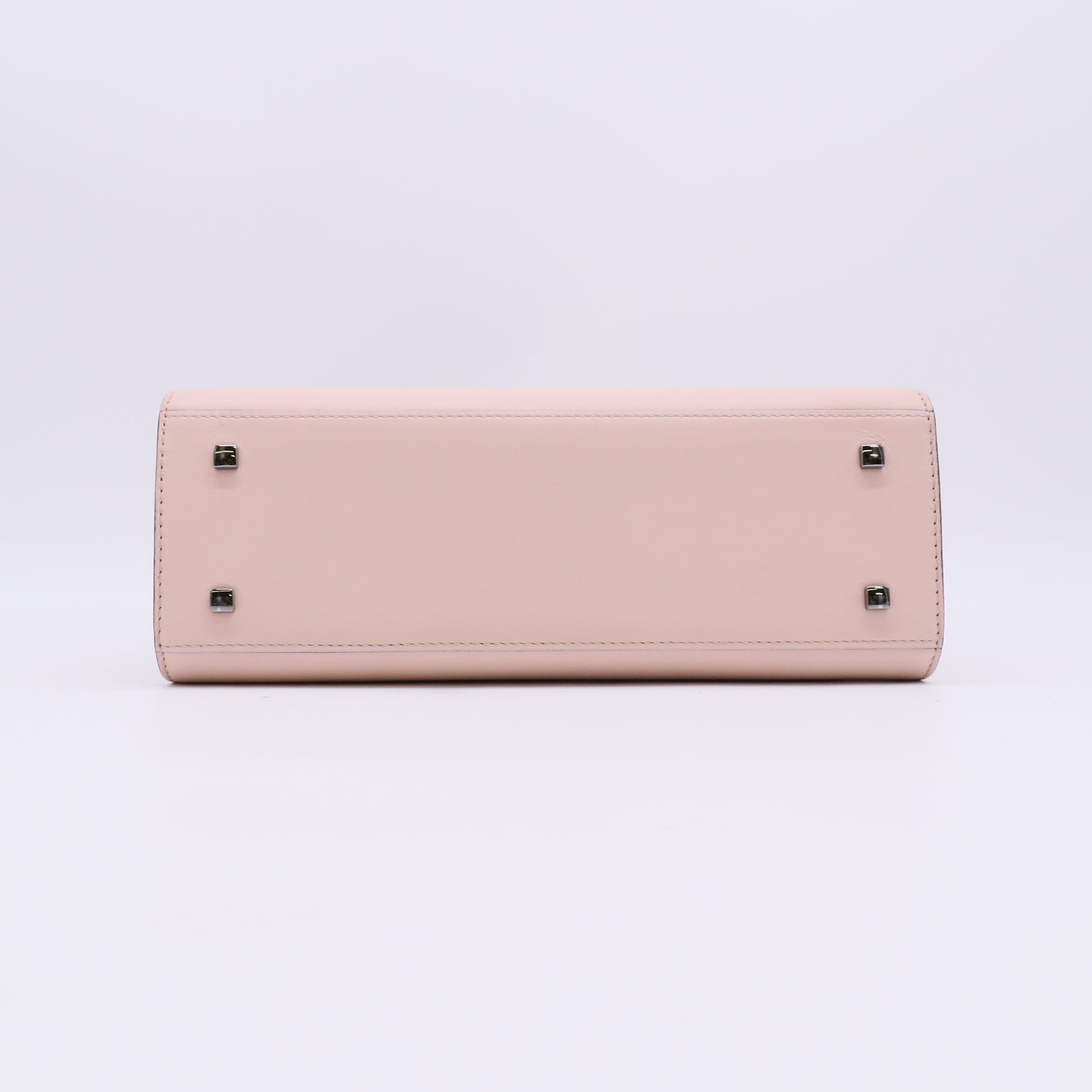 Delvaux Smooth Calfskin Mini Tempete Satchel Nude twins B22752