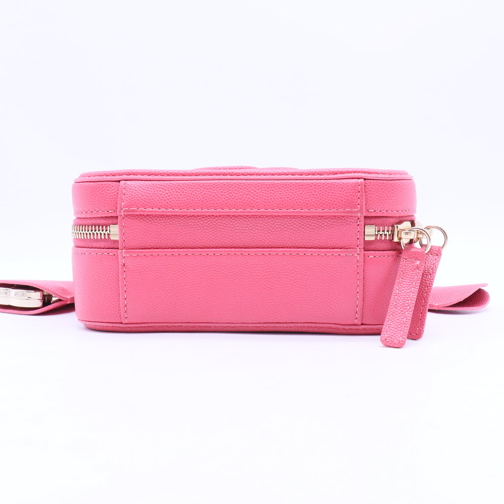 Filigree Vanity Case Quilted Caviar Small B20062