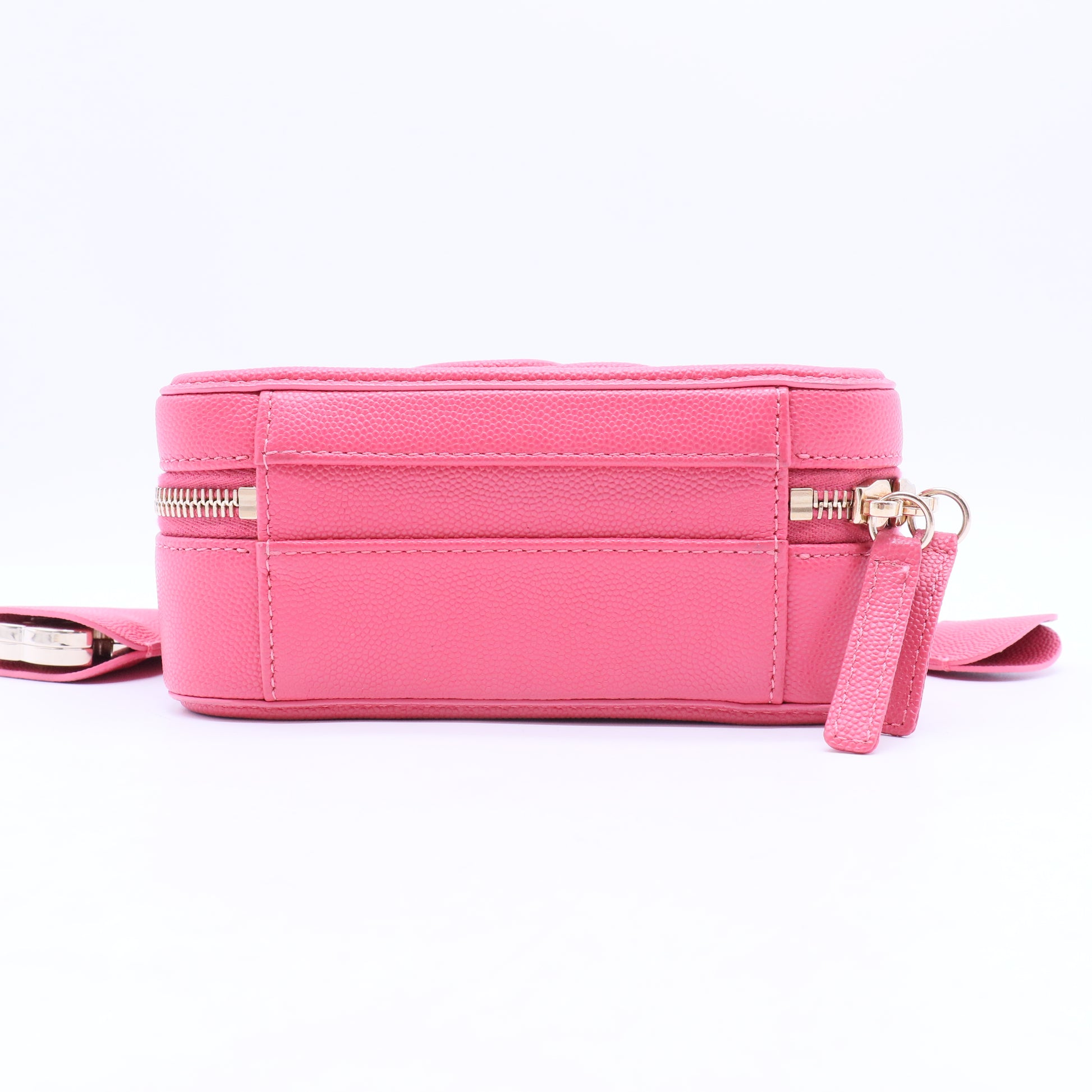 Filigree Vanity Case Quilted Caviar Small B20062
