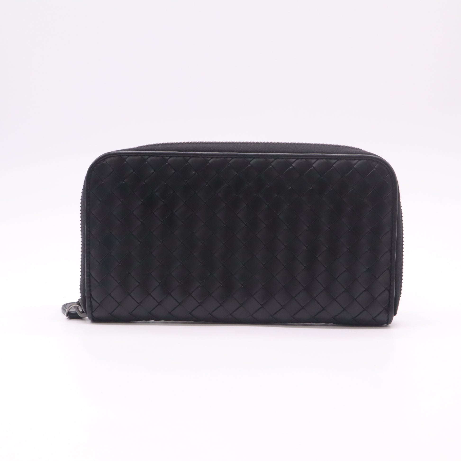 Bottega Veneta Intrecciato Zip-Around Wallet W22415