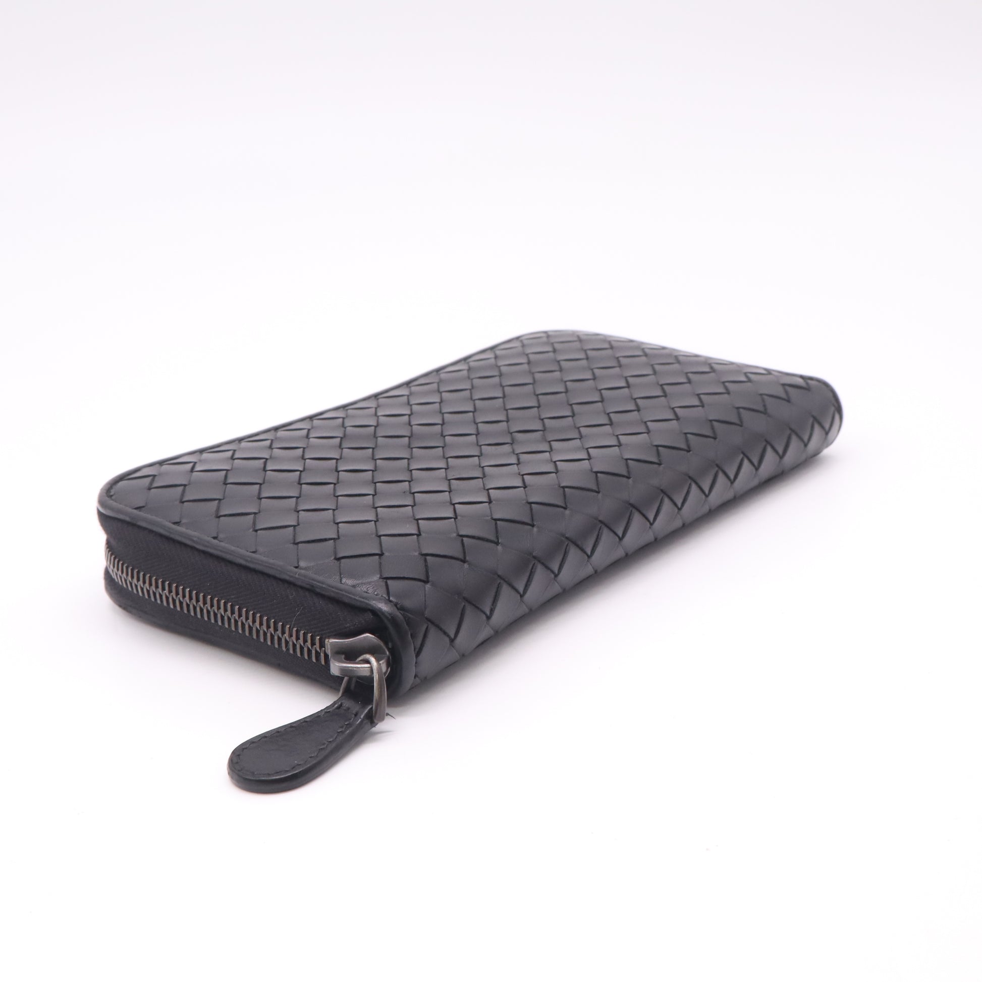 Bottega Veneta Intrecciato Zip-Around Wallet W22415